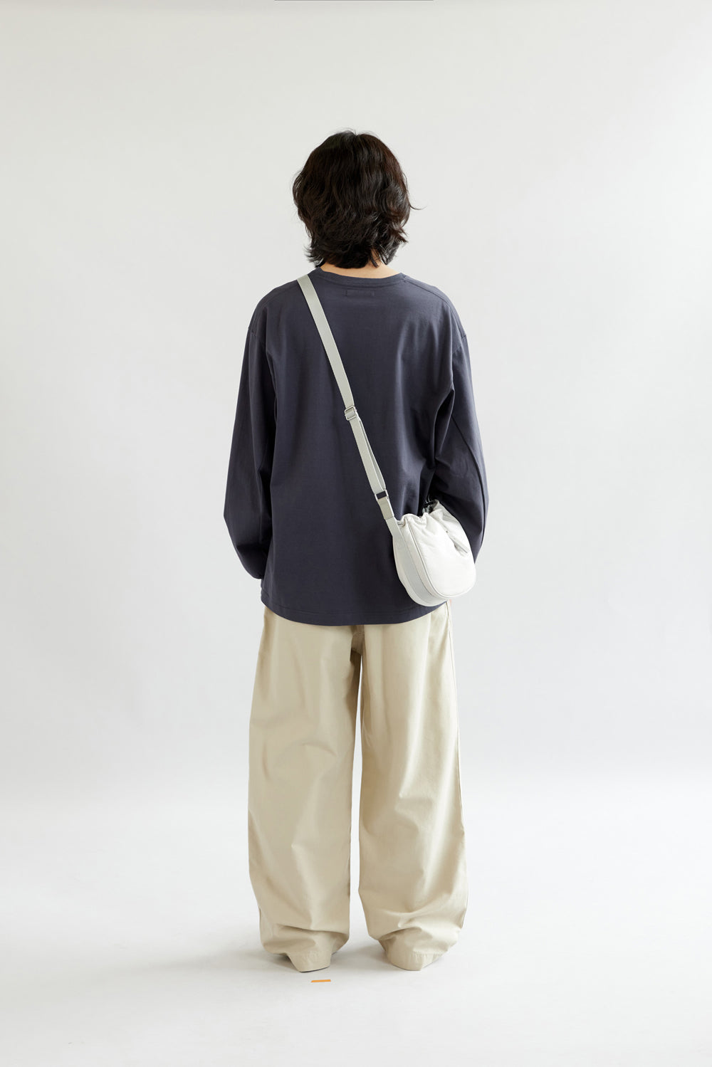 Hatchingroom - Wavy Bag Mini Padded Nylon Light (Grey) product image 9 | TRAB K-Fashion Australia