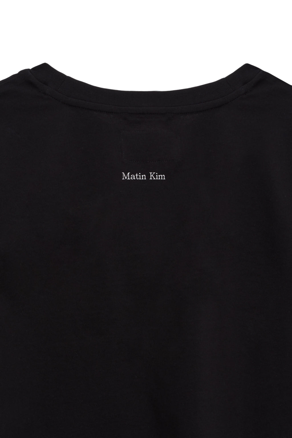Matin Kim - Hangeul Circle Point Logo Top (Black) product image 5 | TRAB K-Fashion Australia
