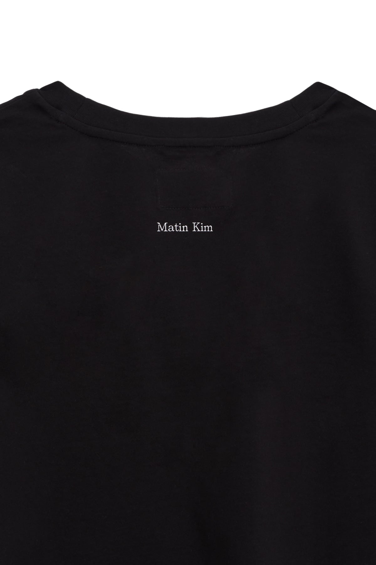 Matin Kim - Hangeul Circle Point Logo Top (Black) product image 5 | TRAB K-Fashion Australia