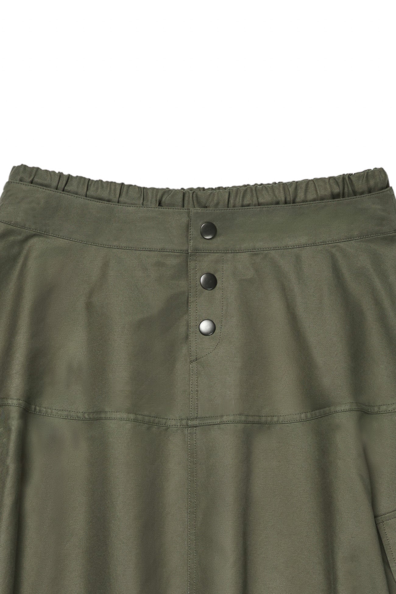 Deinet - Double Layered Waist Skirt (Khaki) product image 14 | TRAB K-Fashion Australia