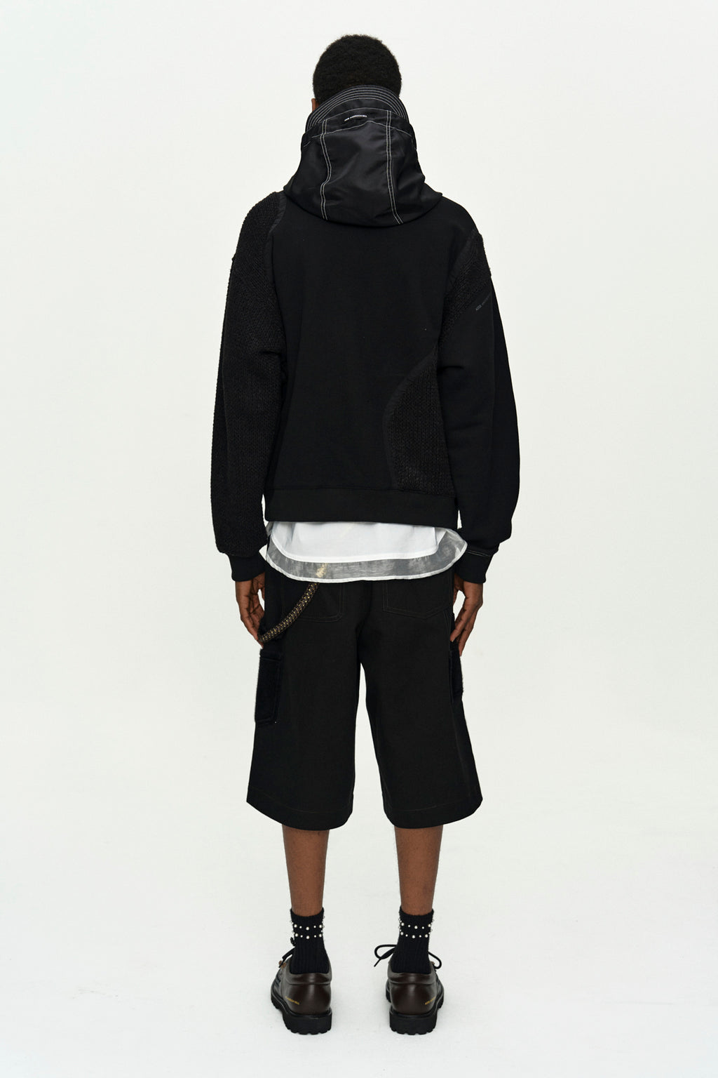 Andersson Bell - Detachable Balaclava Sweatshirt (Black) product image 4 | TRAB K-Fashion Australia