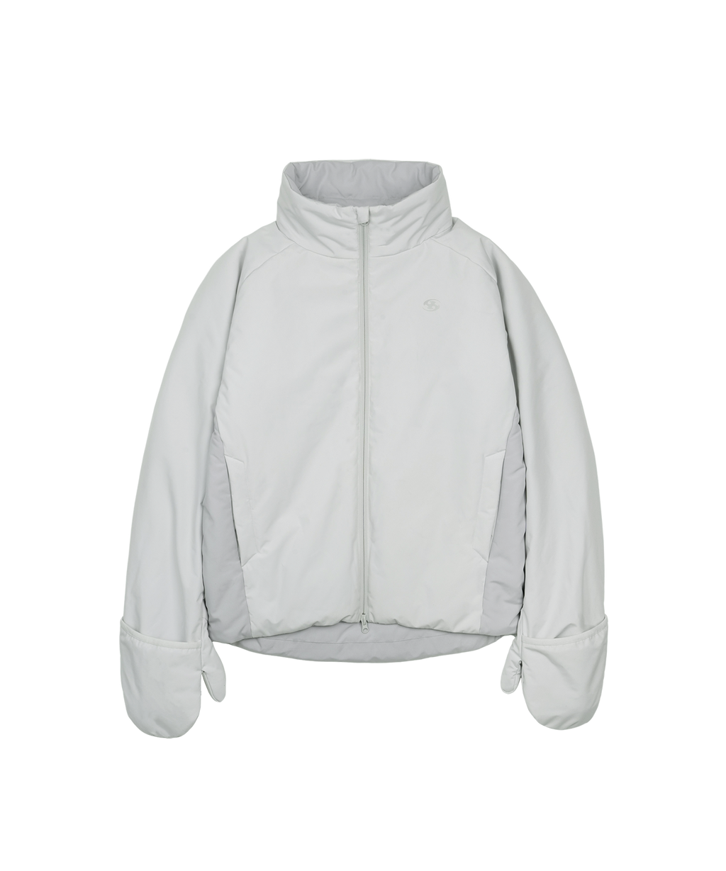 San San Gear - Reversible Puffer Jacket (Light Grey) product image 10 | TRAB K-Fashion Australia