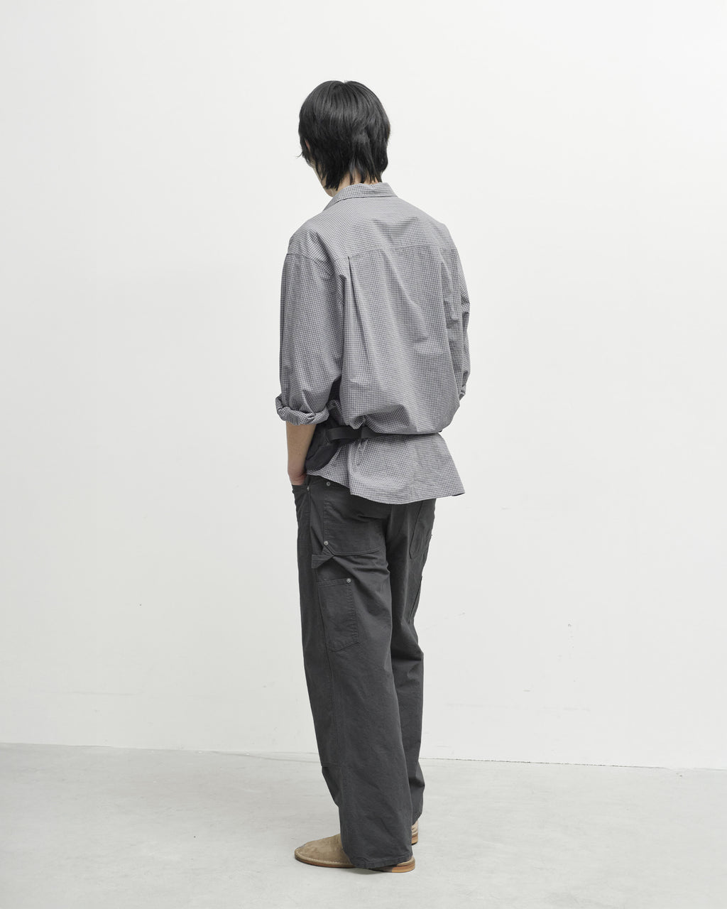 Brownyard - Double Knee Pants (Charcoal) product image 3 | TRAB K-Fashion Australia