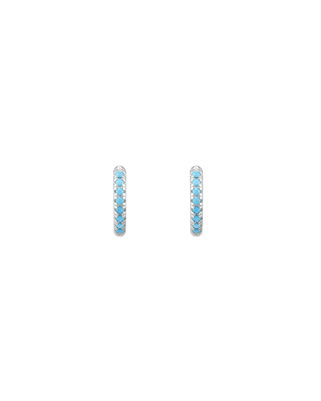 Numbering - Basic Pave Hoop Earrings #3122 product image 10 | TRAB K-Fashion Australia