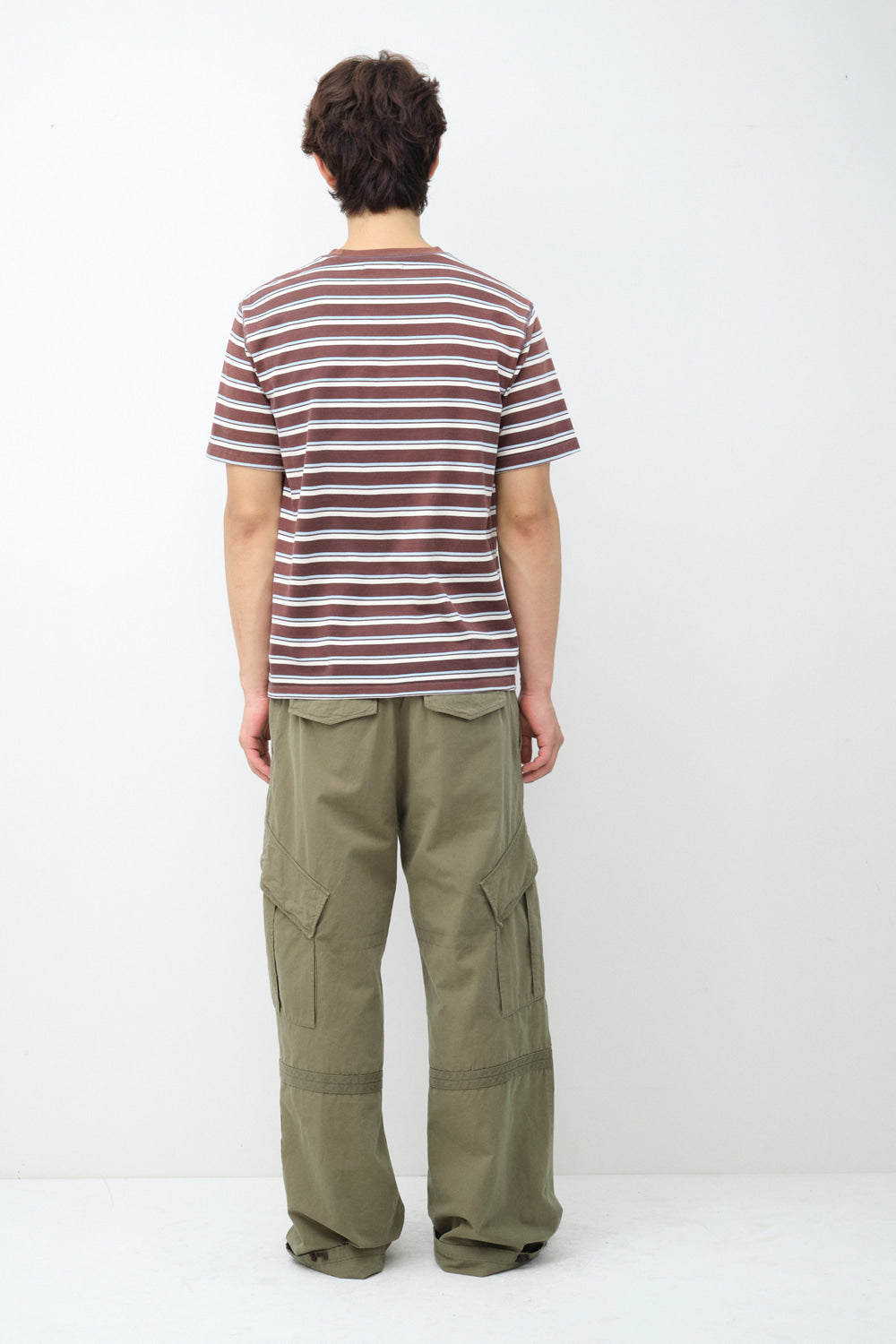 Hatchingroom - Bleached Stripe Tee (Brown) product image 6 | TRAB K-Fashion Australia