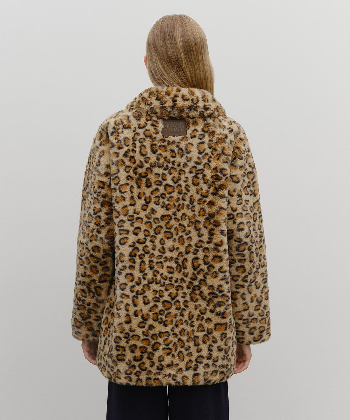 Marithe & Francois Girbaud - Mid Shearling Fur Coat (Brown) product image 4 | TRAB K-Fashion Australia