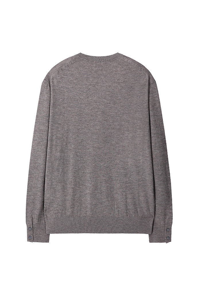 Art if acts - Liam Henley Sweater (Wood Grey) product image 7 | TRAB K-Fashion Australia