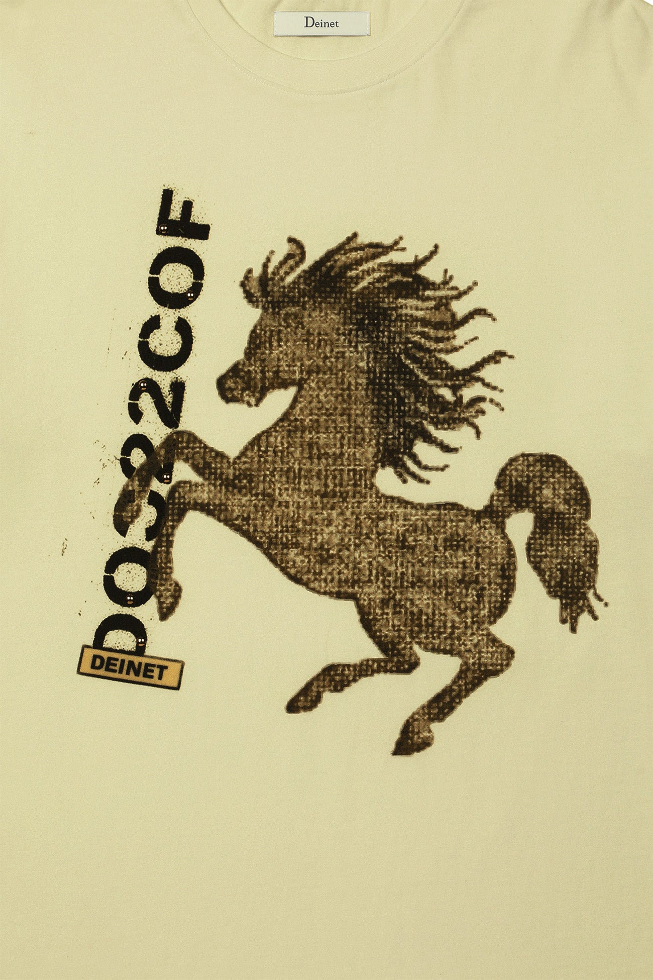 Deinet - Horse Graphic T-Shirt (Beige) product image 4 | TRAB K-Fashion Australia