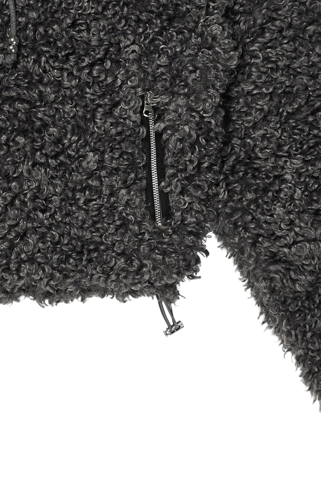 Deinet - Faux Fur Hood Jacket (Charcoal) product image 17 | TRAB K-Fashion Australia