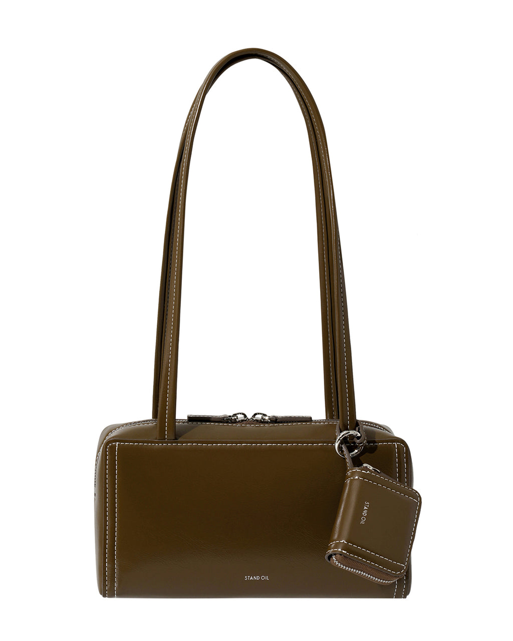 Stand Oil - Post bag (Stitch Mocha) product image 8 | TRAB K-Fashion Australia