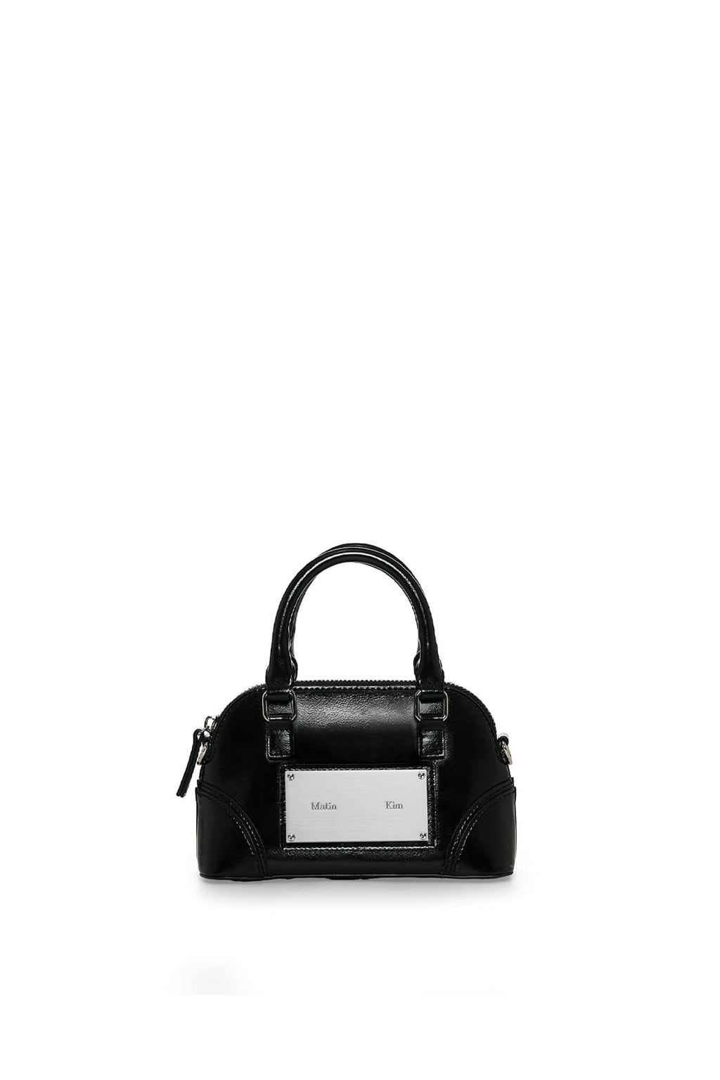 Matin Kim - Curve Zip Mini Bag (Black) product image 1 | TRAB K-Fashion Australia