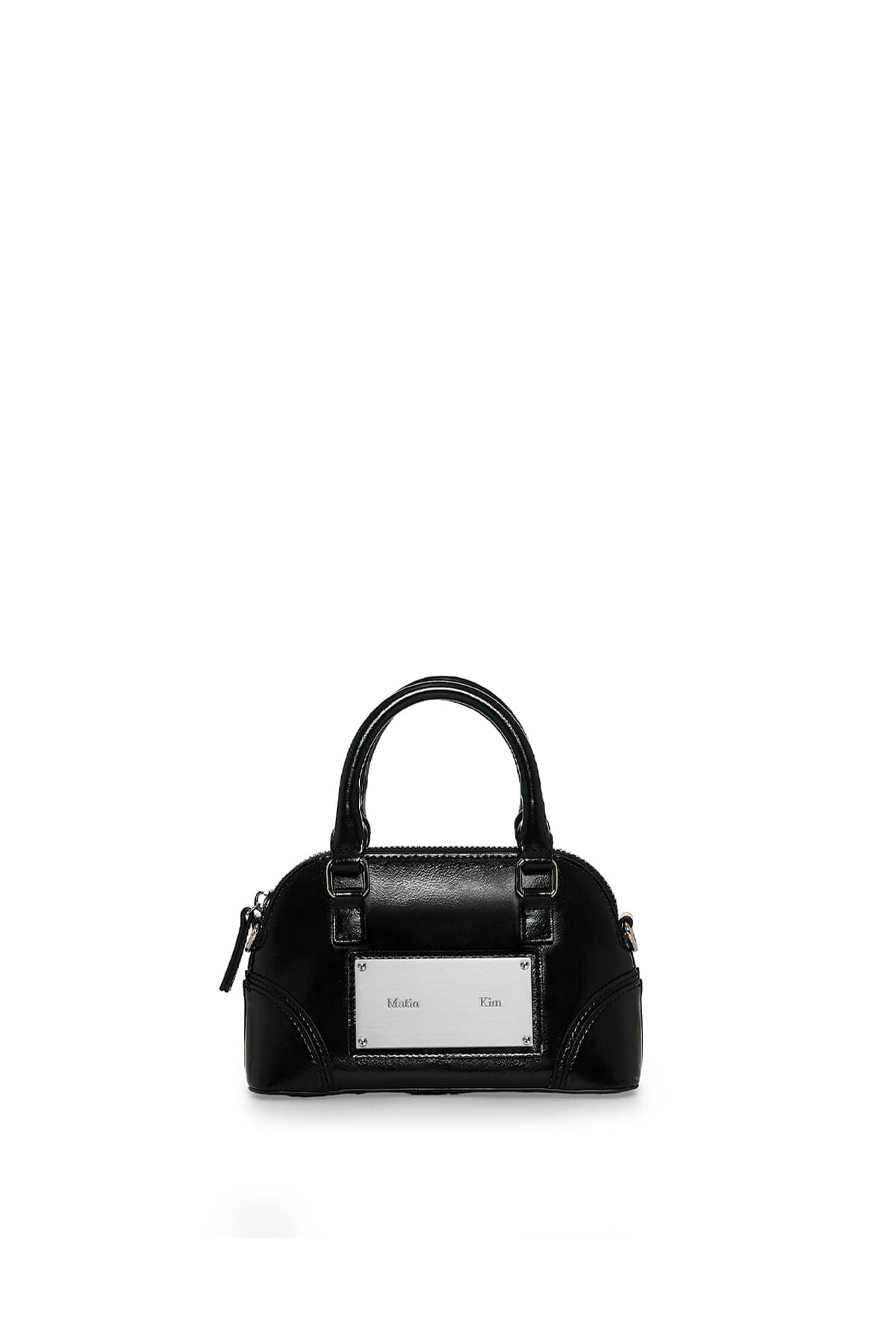 Matin Kim - Curve Zip Mini Bag (Black) product image 1 | TRAB K-Fashion Australia