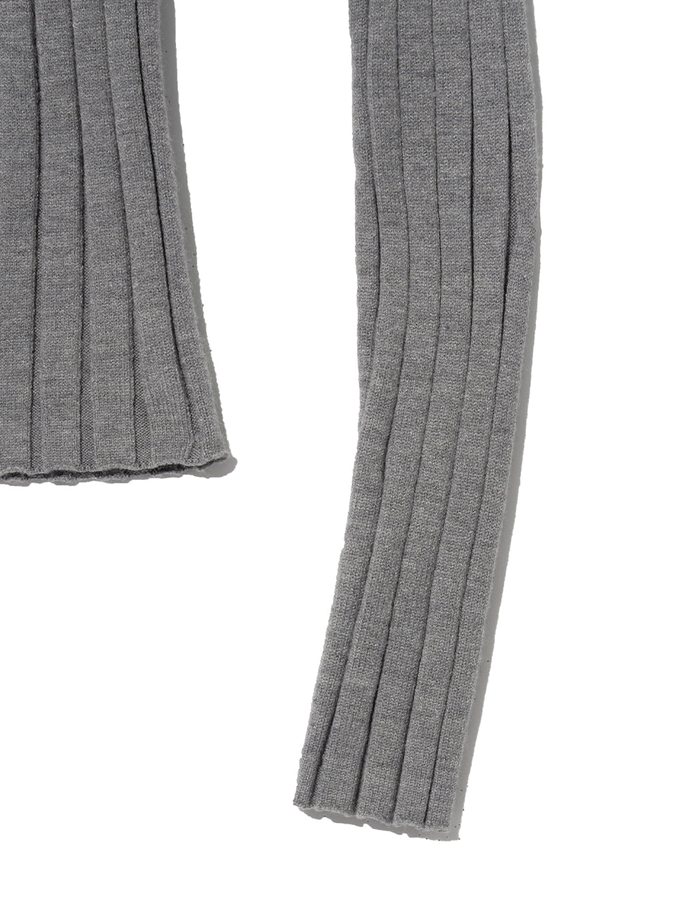 Kijun - Henry Neck Knit Top (Melange Grey) product image 8 | TRAB K-Fashion Australia