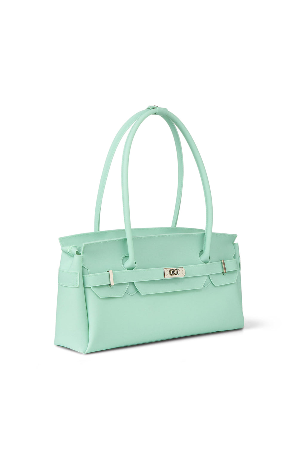 Deinet - [free Card Wallet] Jelly Two-Way Bag (Mint) product image 2 | TRAB K-Fashion Australia