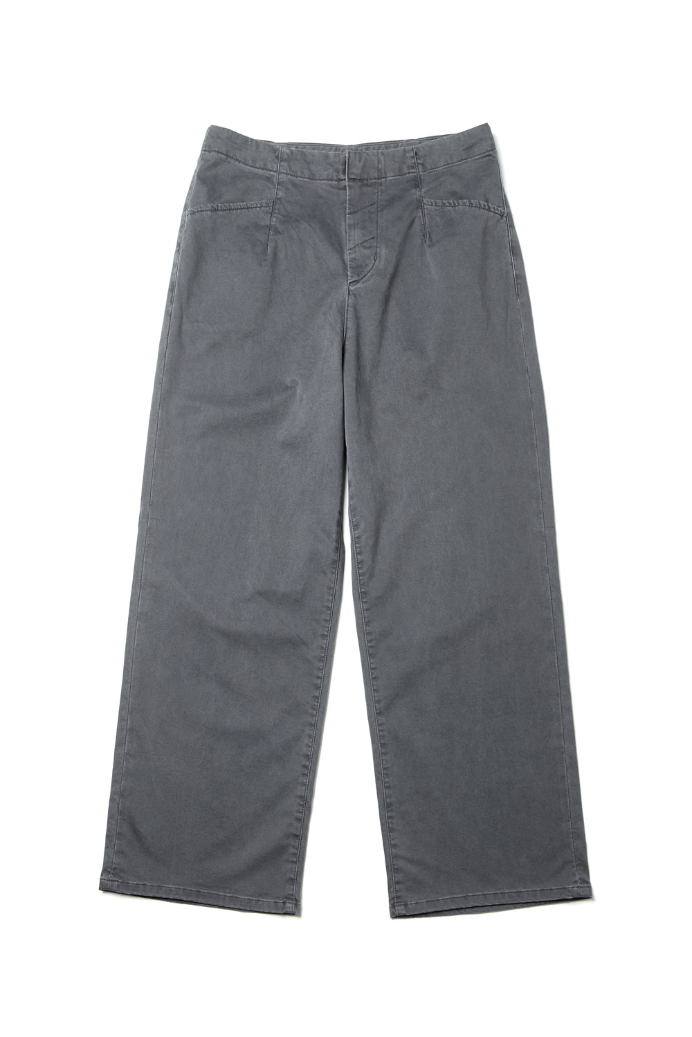 Hatchingroom - Flare Work Trousers Moleskin Washed (Graphite) product image 1 | TRAB K-Fashion Australia