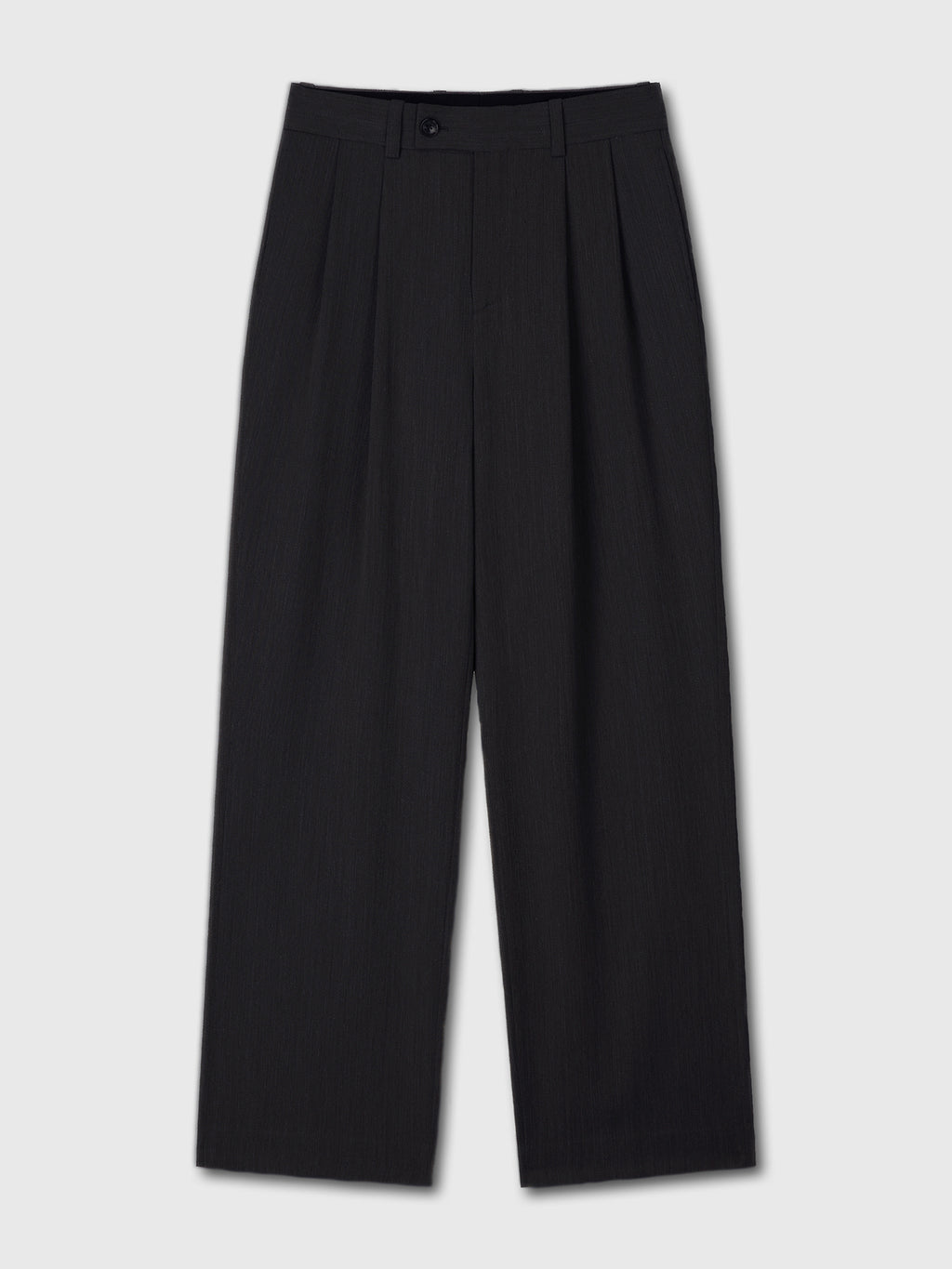 Tonywack - Wool Twill Pleated Wide Trousers (Black) product image 6 | TRAB K-Fashion Australia