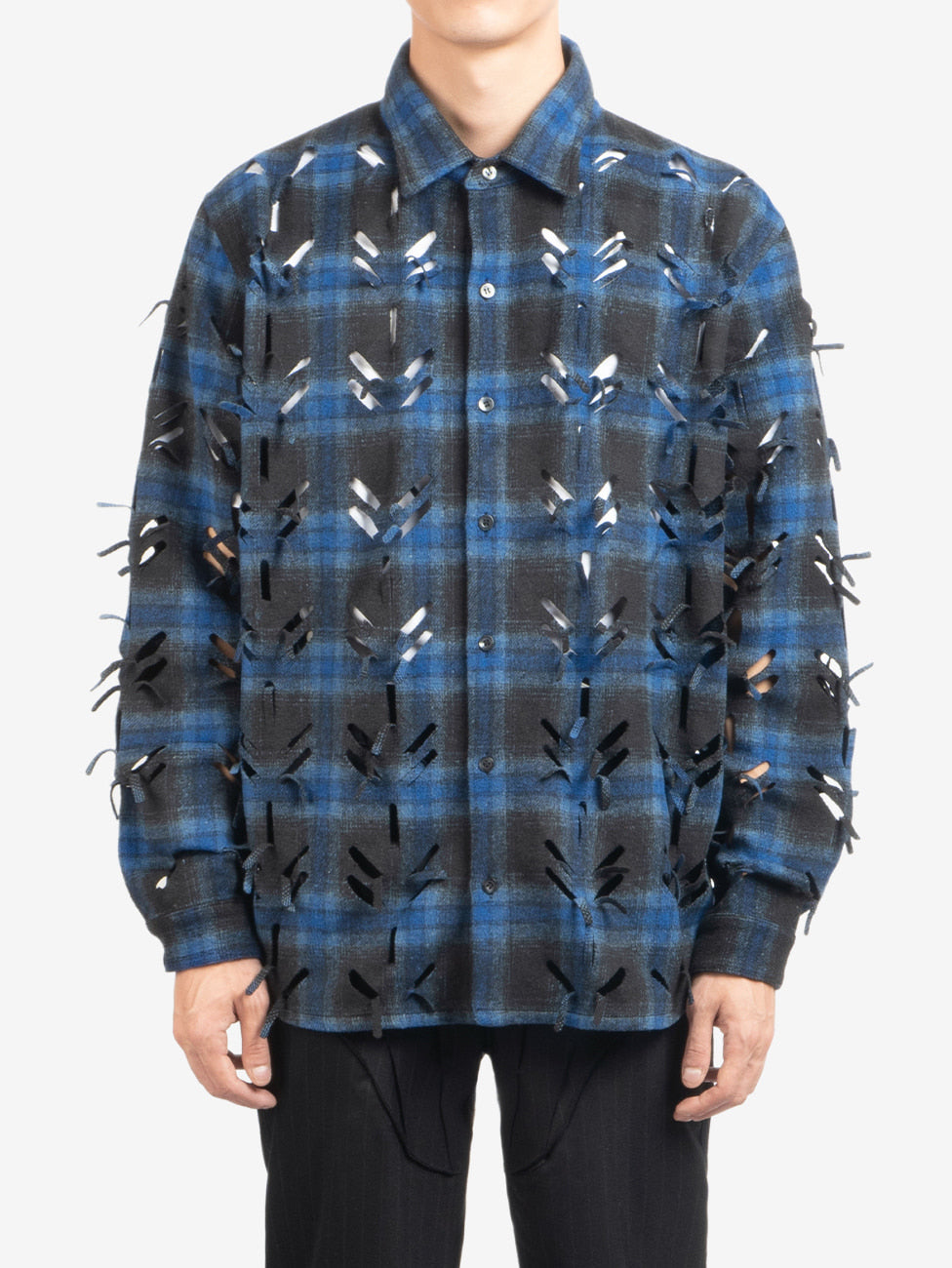 Juntae Kim - Laser-Slashed Shirts (OC4) product image 1 | TRAB K-Fashion Australia