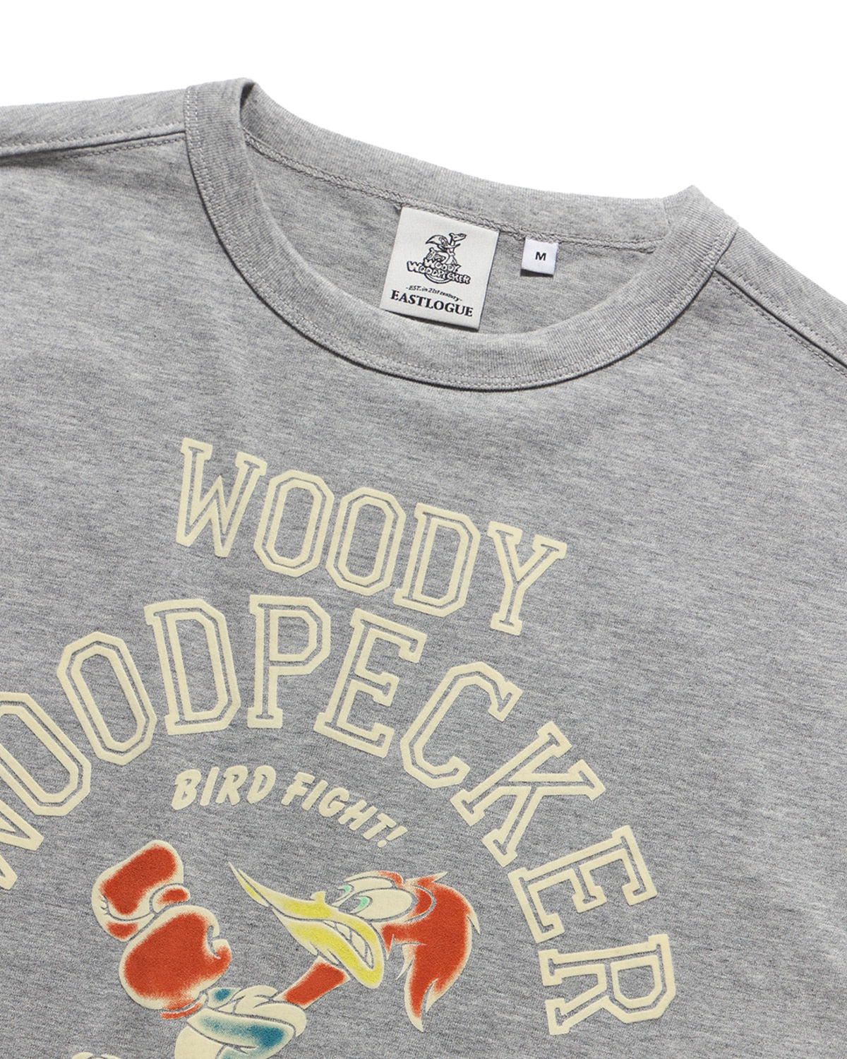 Eastlogue - Fight Woody Flocking L.s T-shirts (Melange Grey) product image 3 | TRAB K-Fashion Australia