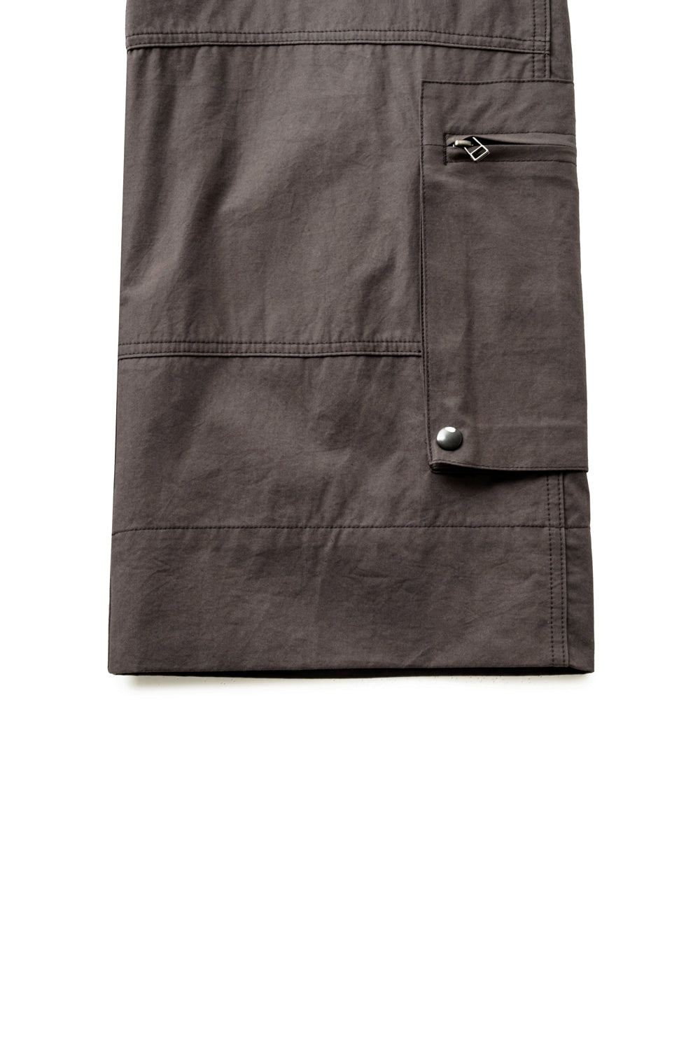 Hatchingroom - Roll Up Fatigue Shorts (Dark Brown) product image 8 | TRAB K-Fashion Australia