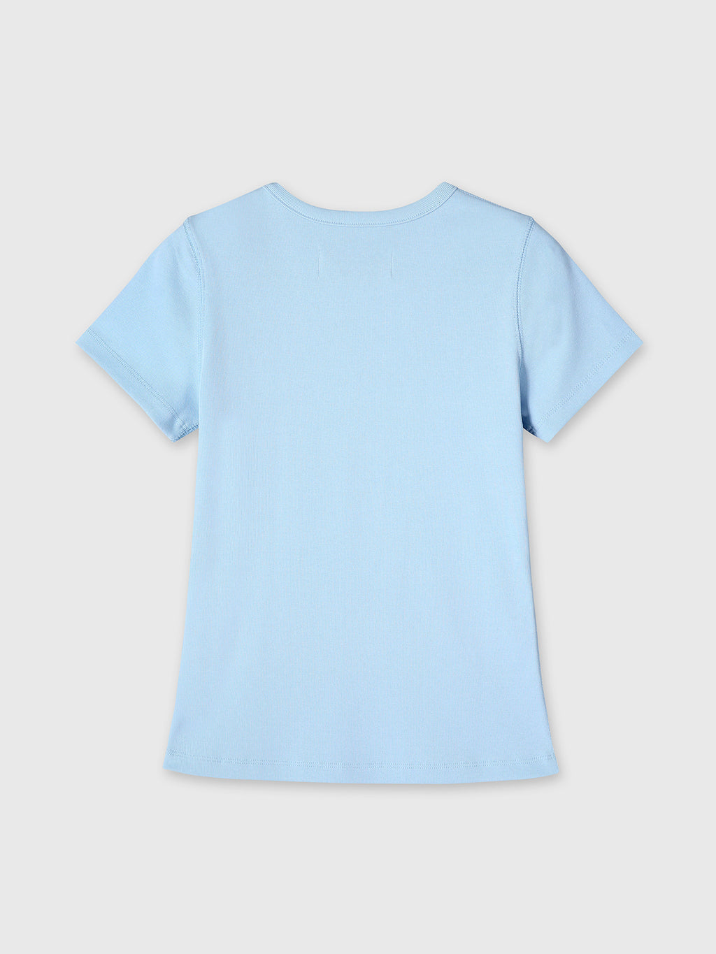 Tonywack - Ribbed Half Sleeve T-Shirts (Light Blue) product image 8 | TRAB K-Fashion Australia