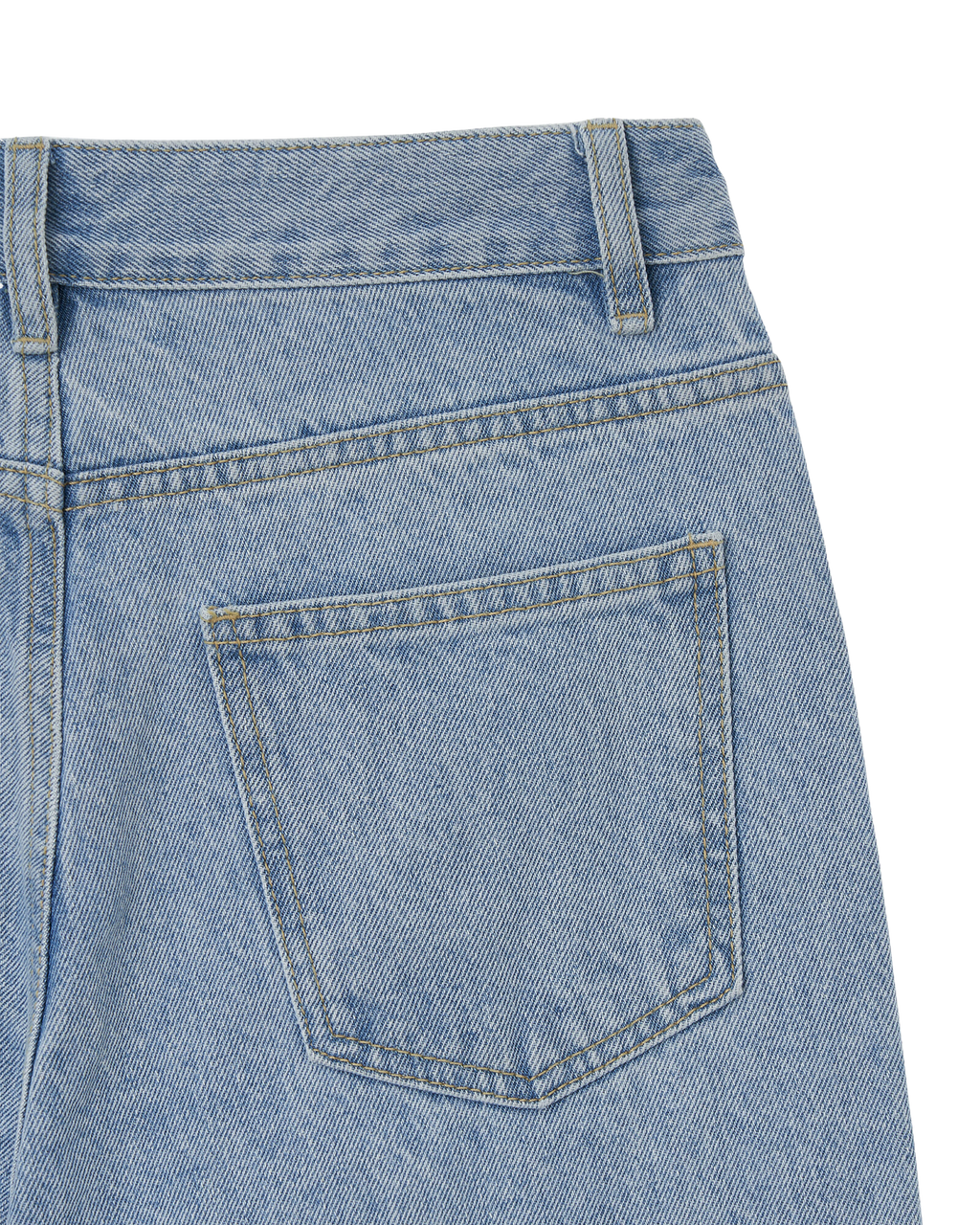 Kimhe Kim - Pearl Embellished Wide Leg Denim Pants (Sky Blue) product image 2 | TRAB K-Fashion Australia