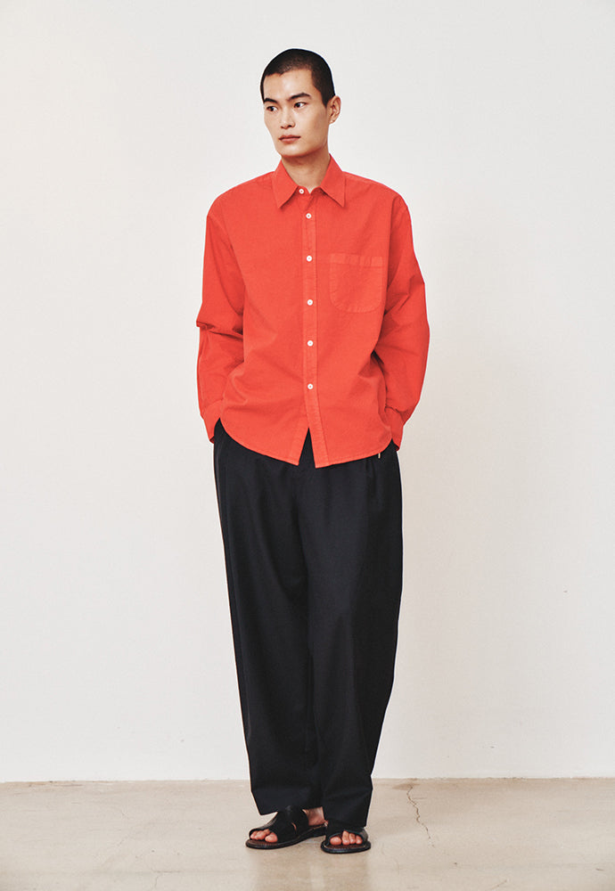 Art if acts - Saint Garment-dyed Shirt (Red) product image 4 | TRAB K-Fashion Australia