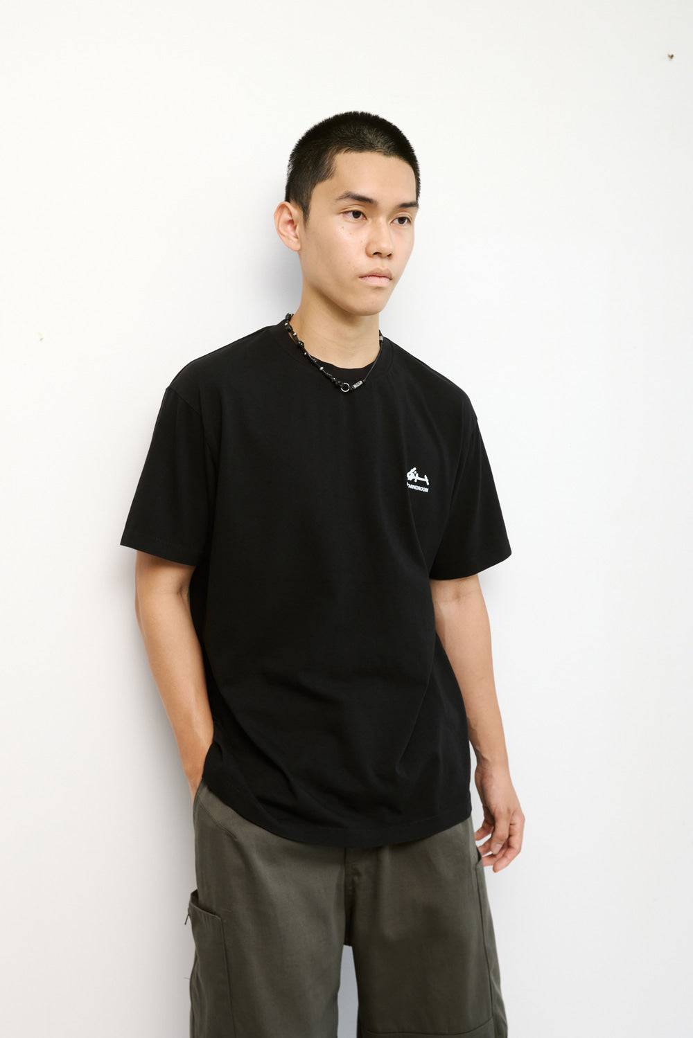 Hatchingroom - Shirakami Woods 8 Tee Washed (Black) product image 4 | TRAB K-Fashion Australia