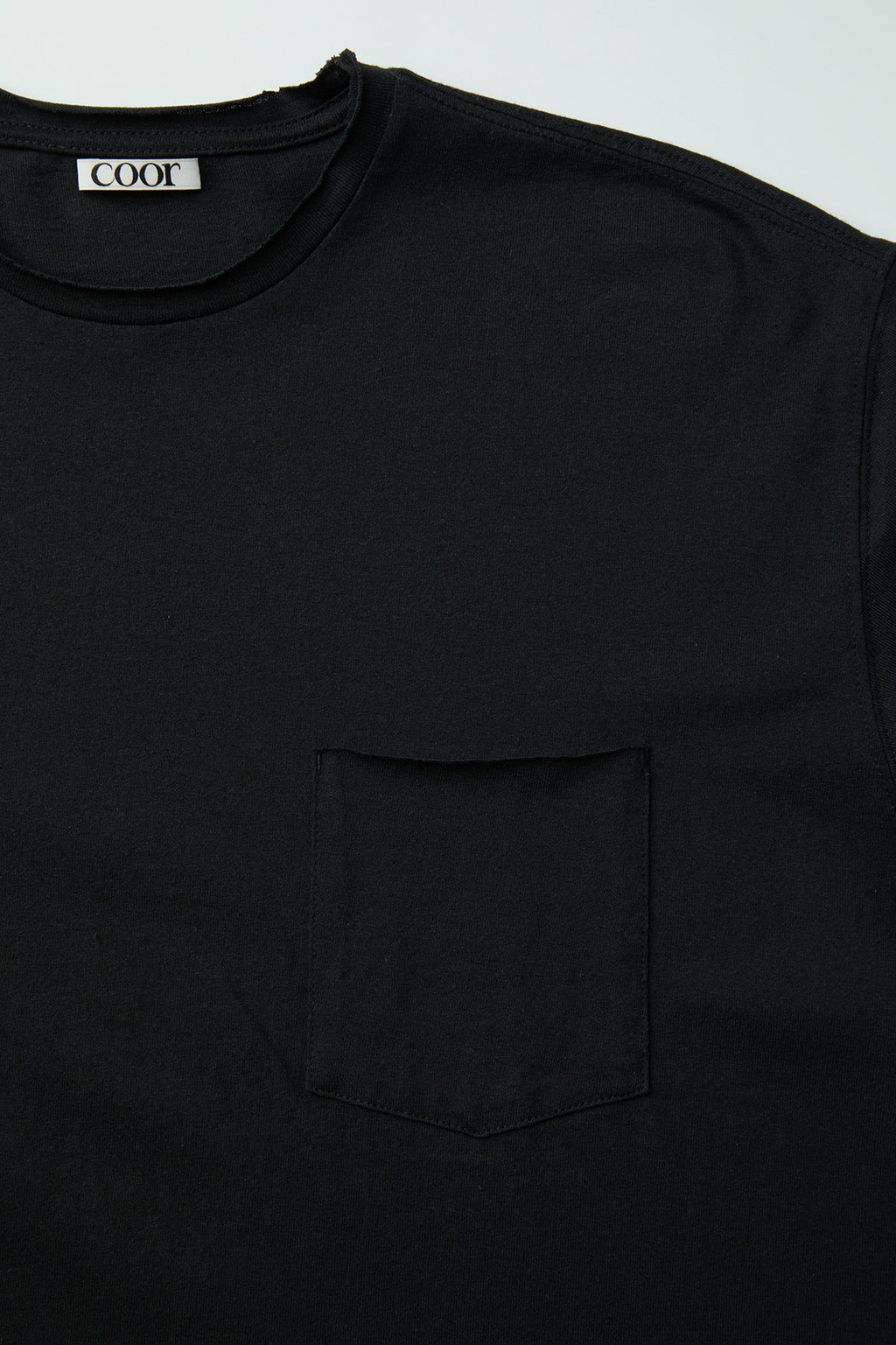 Coor - Low Cut Regular Fit T-Shirt (Black) product image 6 | TRAB K-Fashion Australia