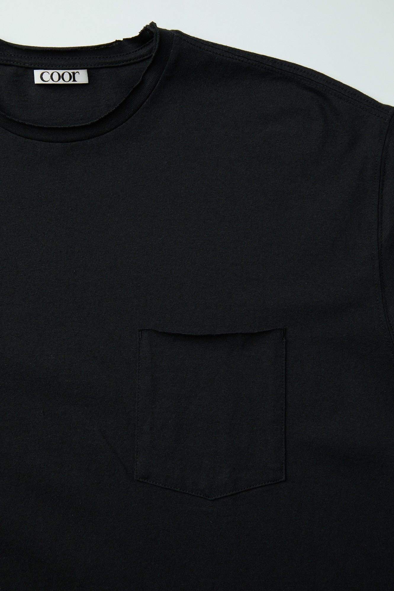 Coor - Low Cut Regular Fit T-Shirt (Black) product image 6 | TRAB K-Fashion Australia