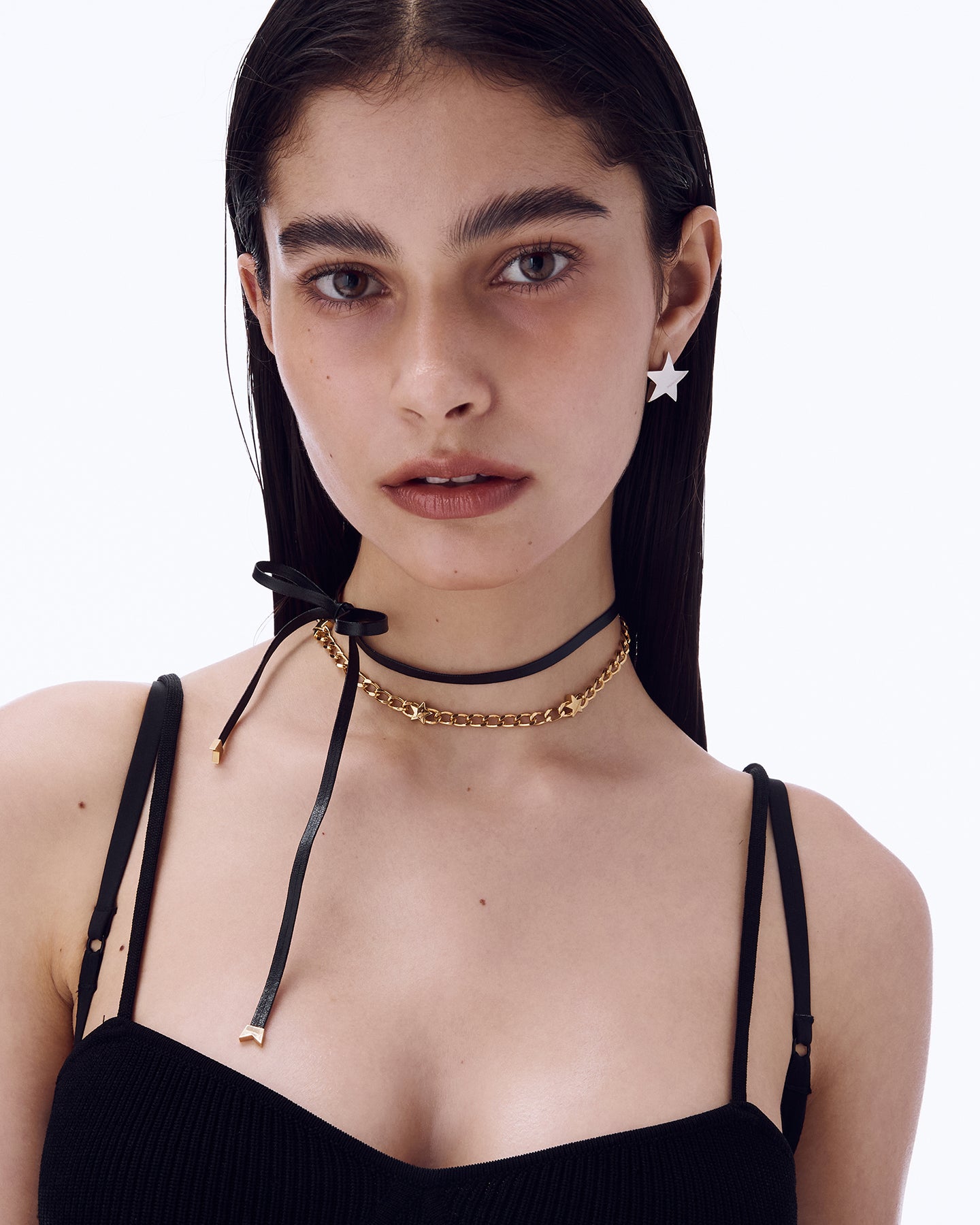Numbering - Triple Star Strap Necklace #5773 product image 2 | TRAB K-Fashion Australia