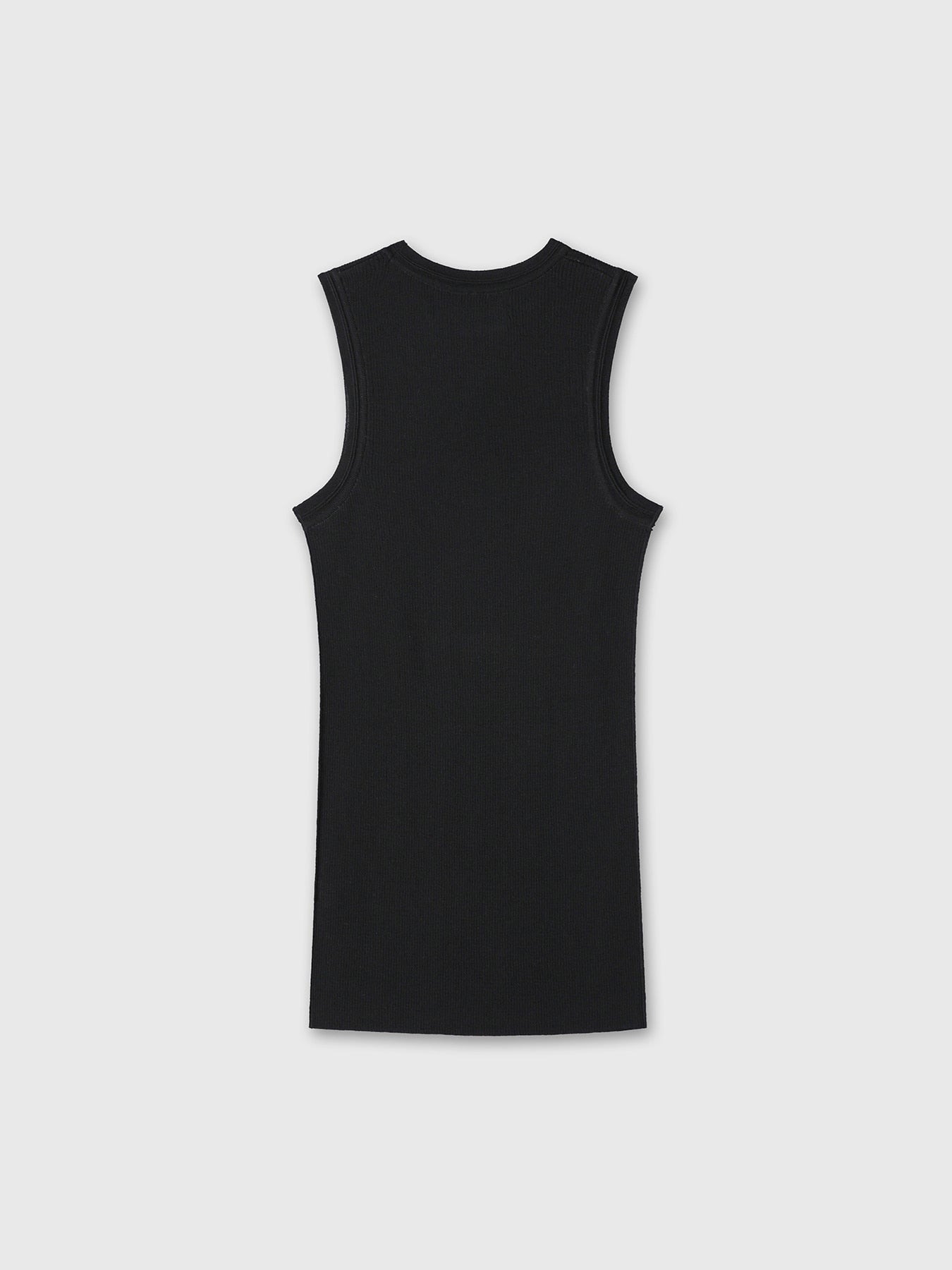 Tonywack - Wool Cashmere Ribbed Tank Top (Black) product image 8 | TRAB K-Fashion Australia