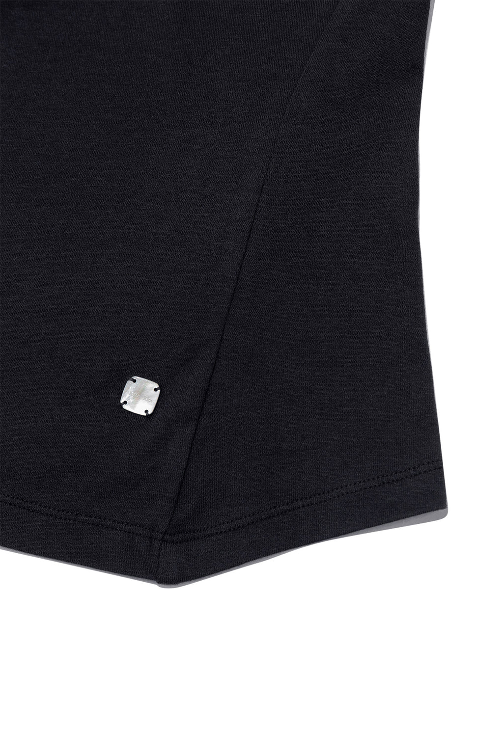 Matin Kim - String Off Shoulder Slim Top (Charcoal) product image 4 | TRAB K-Fashion Australia