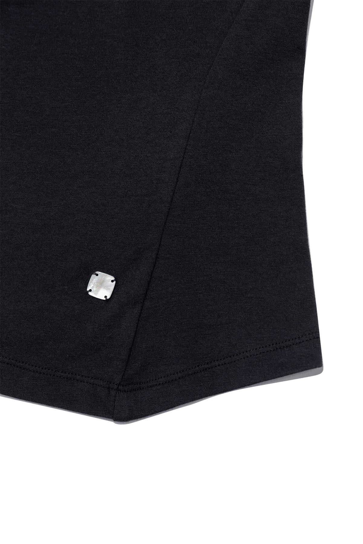 Matin Kim - String Off Shoulder Slim Top (Charcoal) product image 4 | TRAB K-Fashion Australia