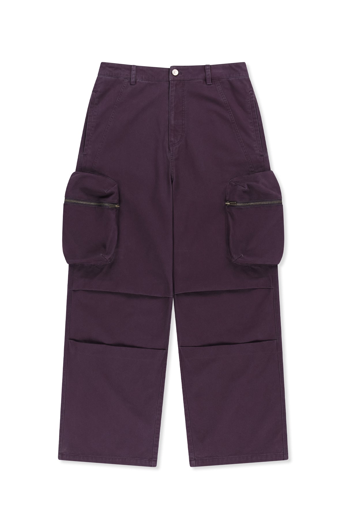Matin Kim - Volume Tuck Cargo Pants (Purple) product image 13 | TRAB K-Fashion Australia
