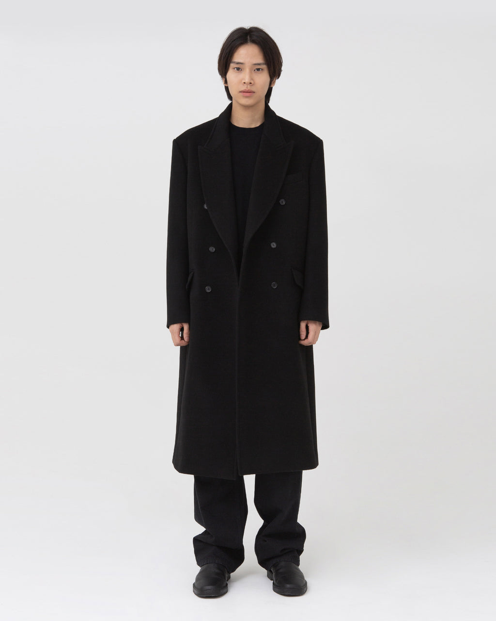 Brownyard - Double Breasted Coat (Black) product image 4 | TRAB K-Fashion Australia