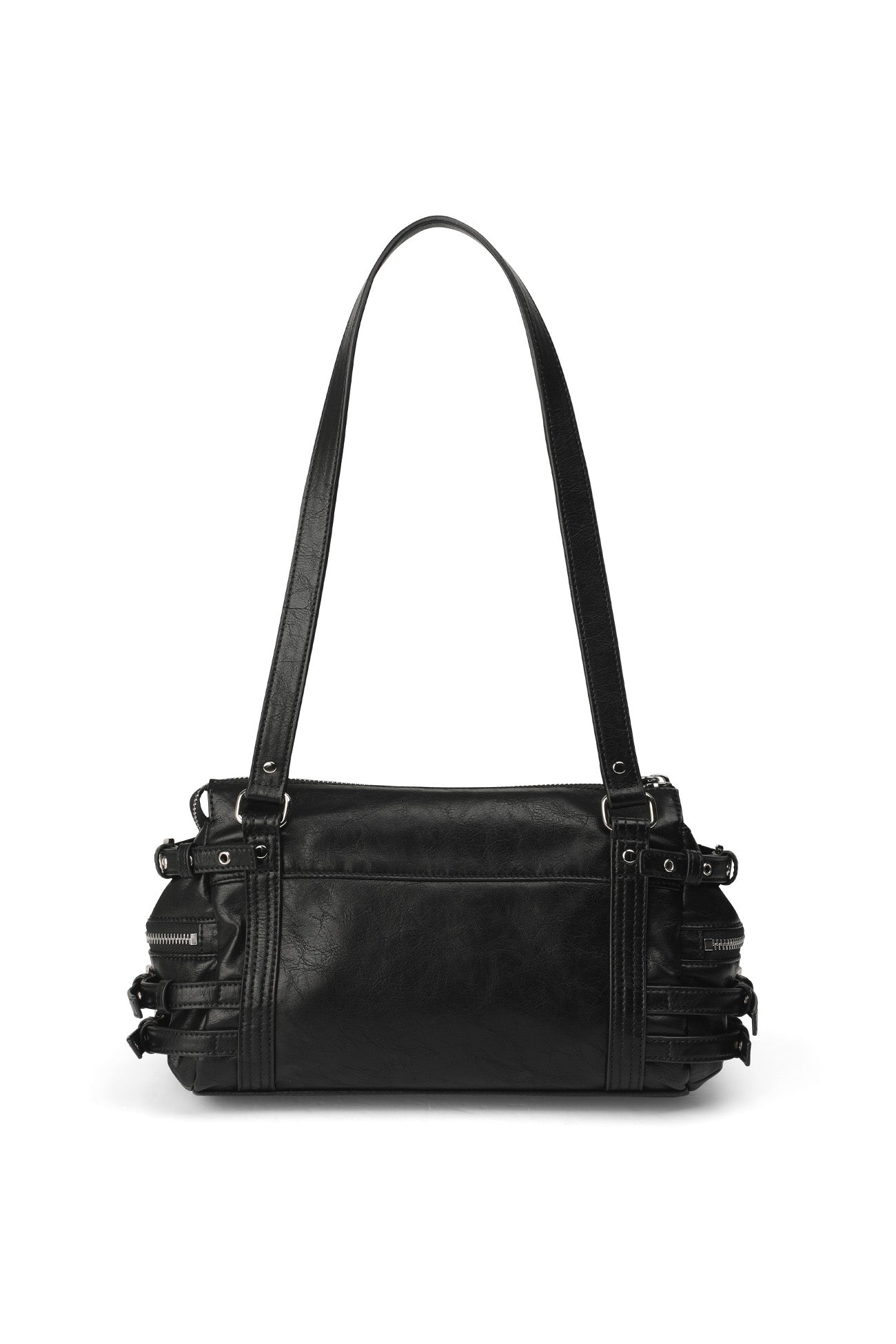Deinet - Belted Pocket Mini Shoulder Bag (Black) product image 5 | TRAB K-Fashion Australia