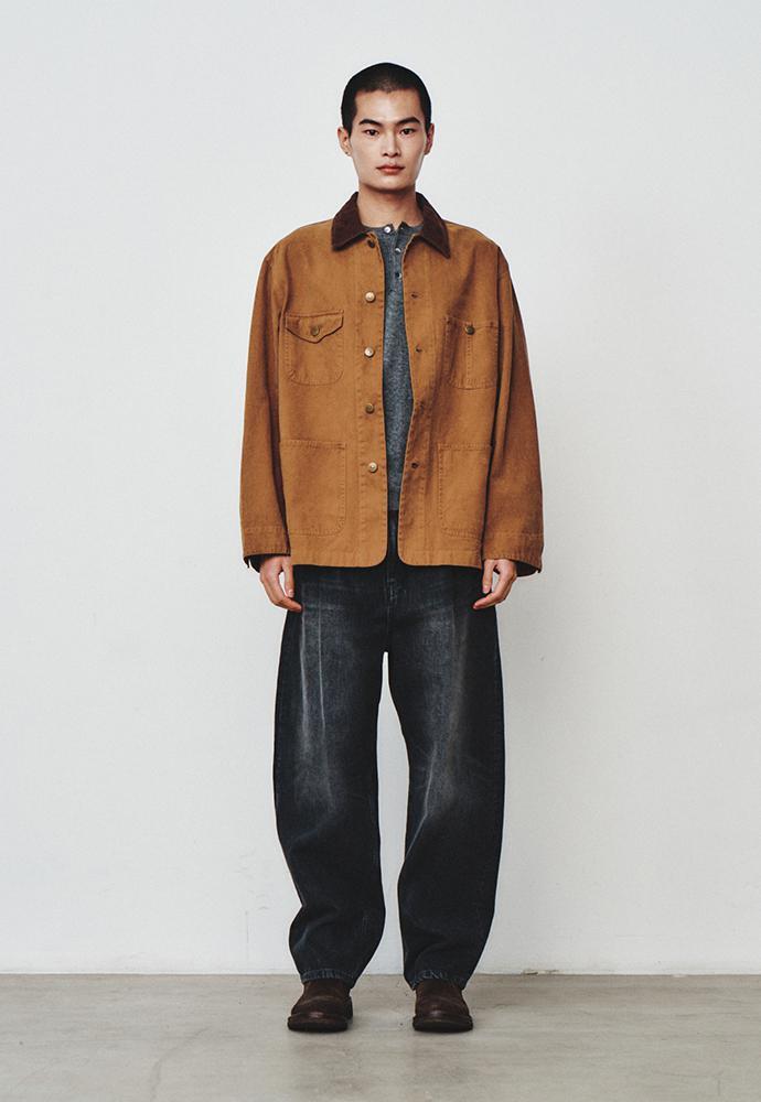 Art if acts - Garment Washed Chore Jacket (Tobacco) product image 2 | TRAB K-Fashion Australia