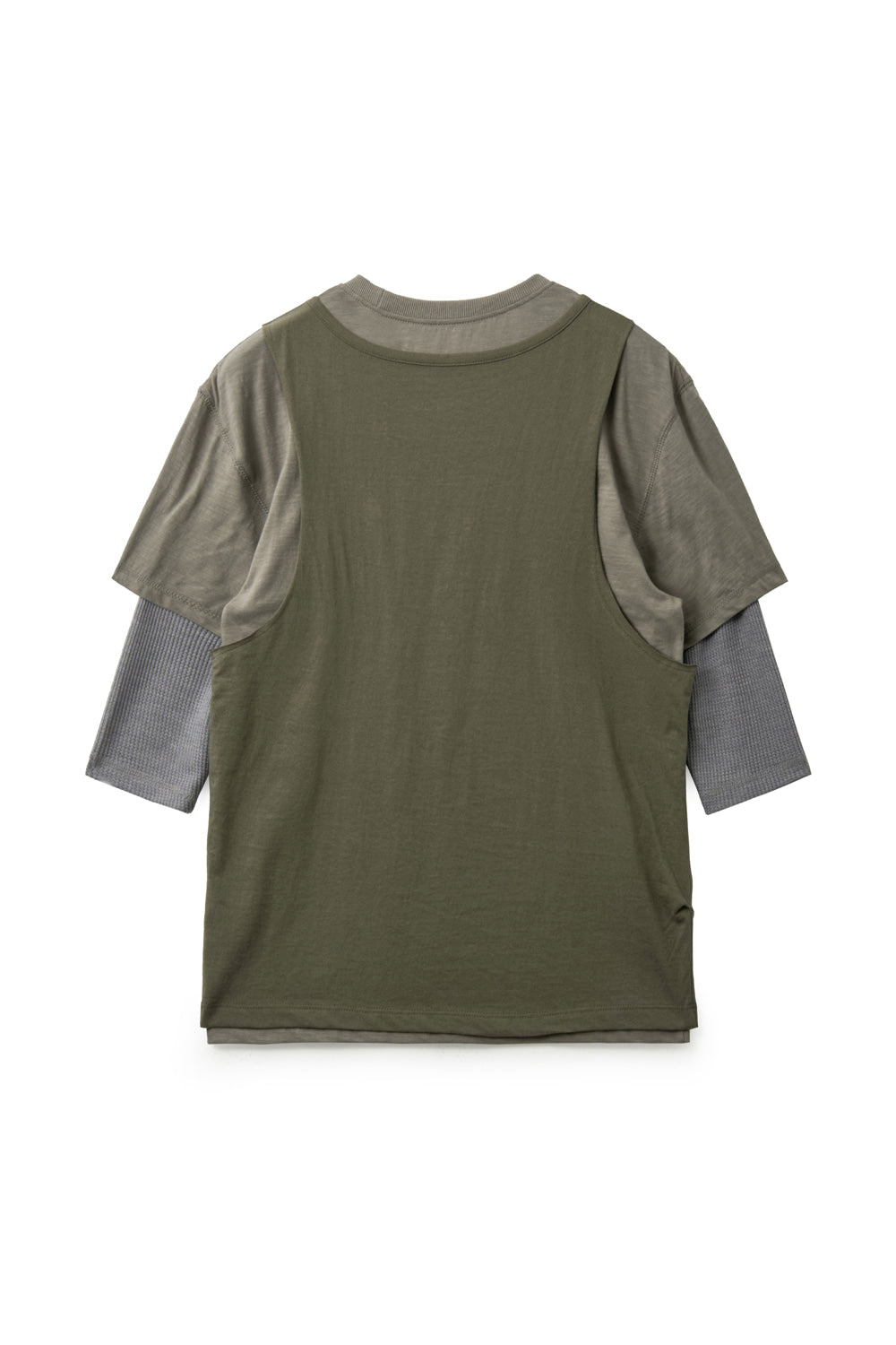 Hatchingroom - Triple Layered Tee (Olive) product image 2 | TRAB K-Fashion Australia