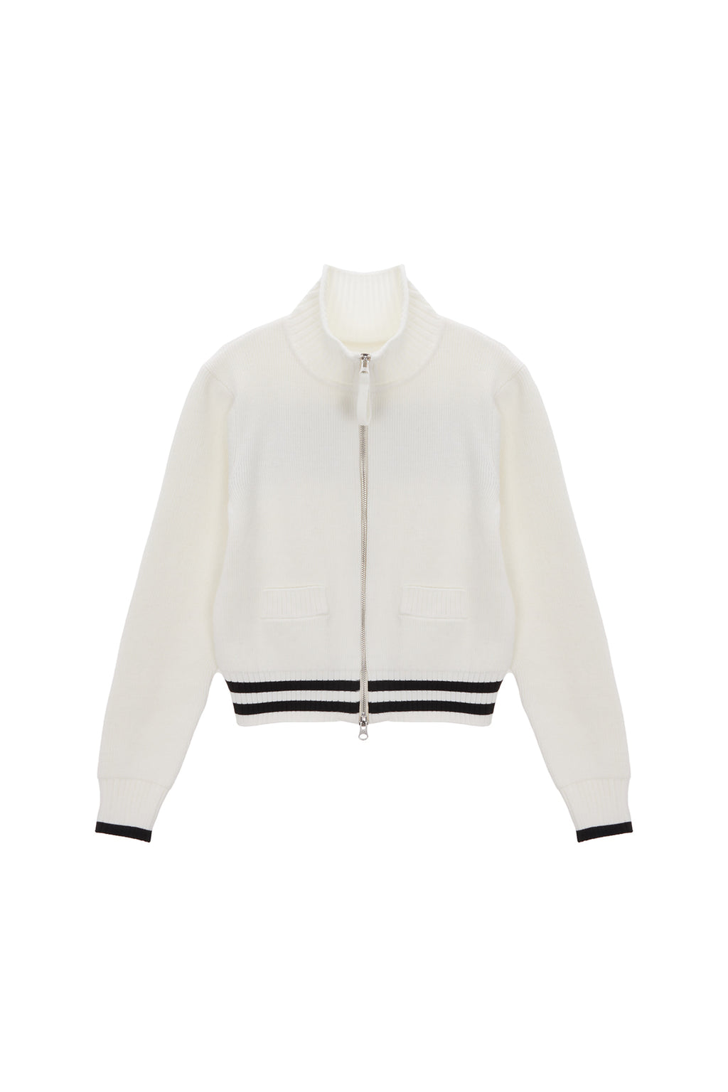 Matin Kim - Spell Point Stripe Knit Cardigan (Ivory) product image 5 | TRAB K-Fashion Australia