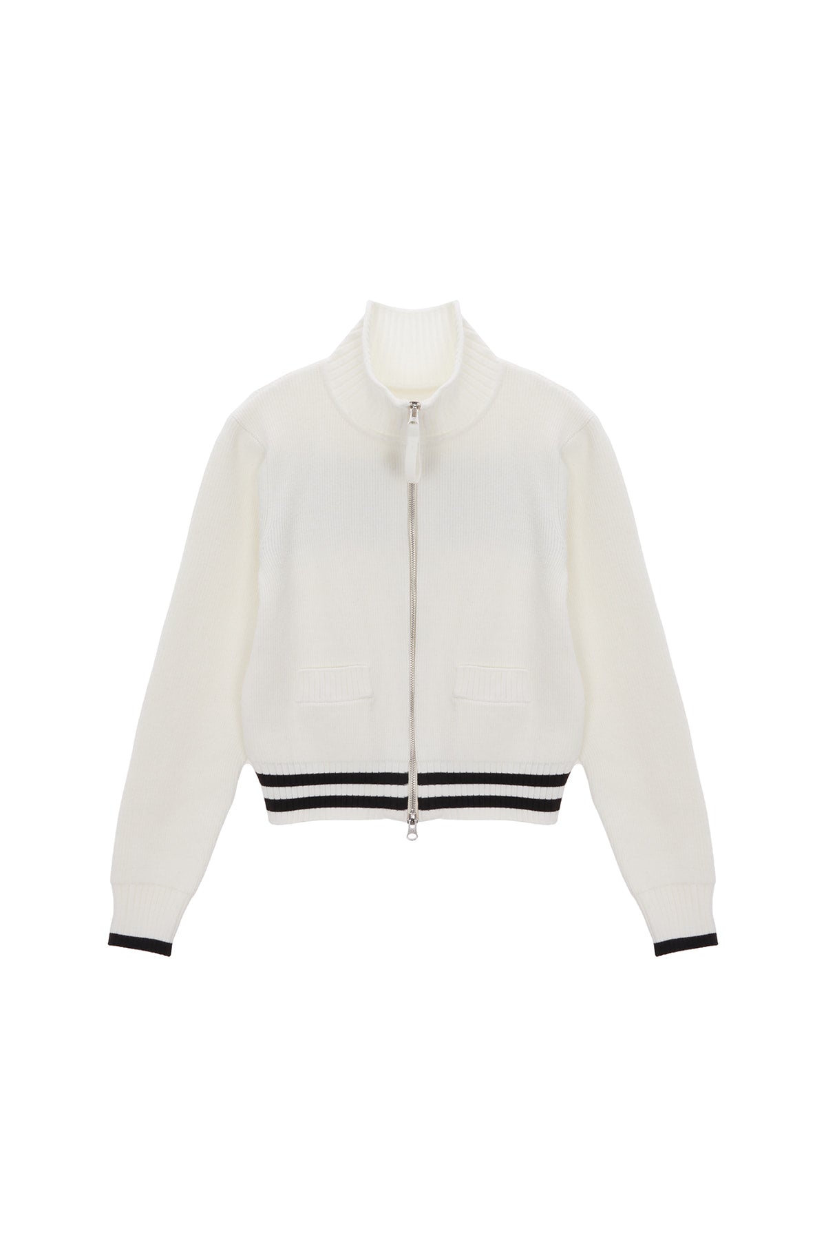 Matin Kim - Spell Point Stripe Knit Cardigan (Ivory) product image 5 | TRAB K-Fashion Australia