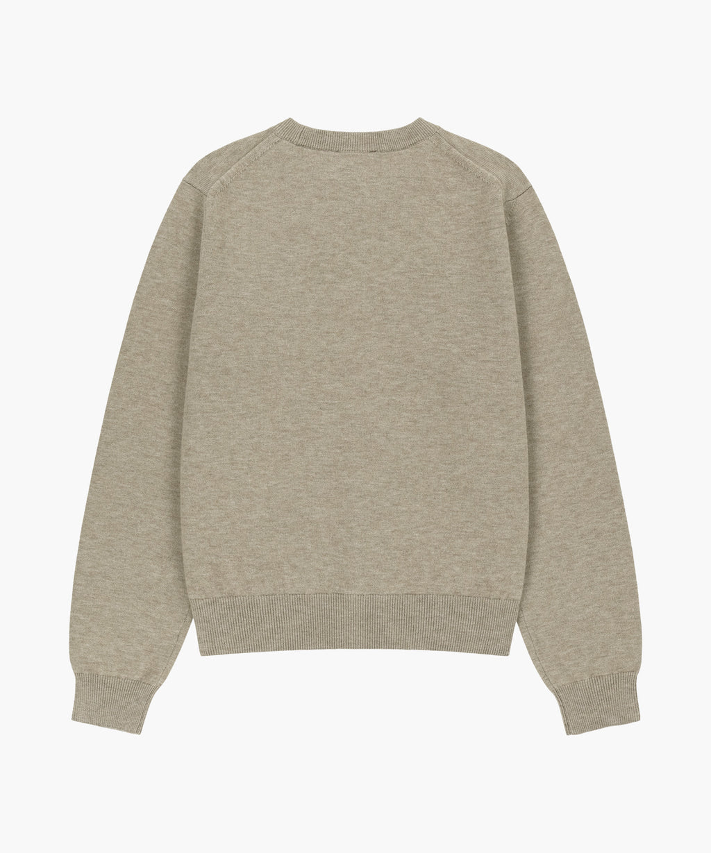 Marithe & Francois Girbaud - Small Classic Logo Knit Pullover (Beige) product image 6 | TRAB K-Fashion Australia
