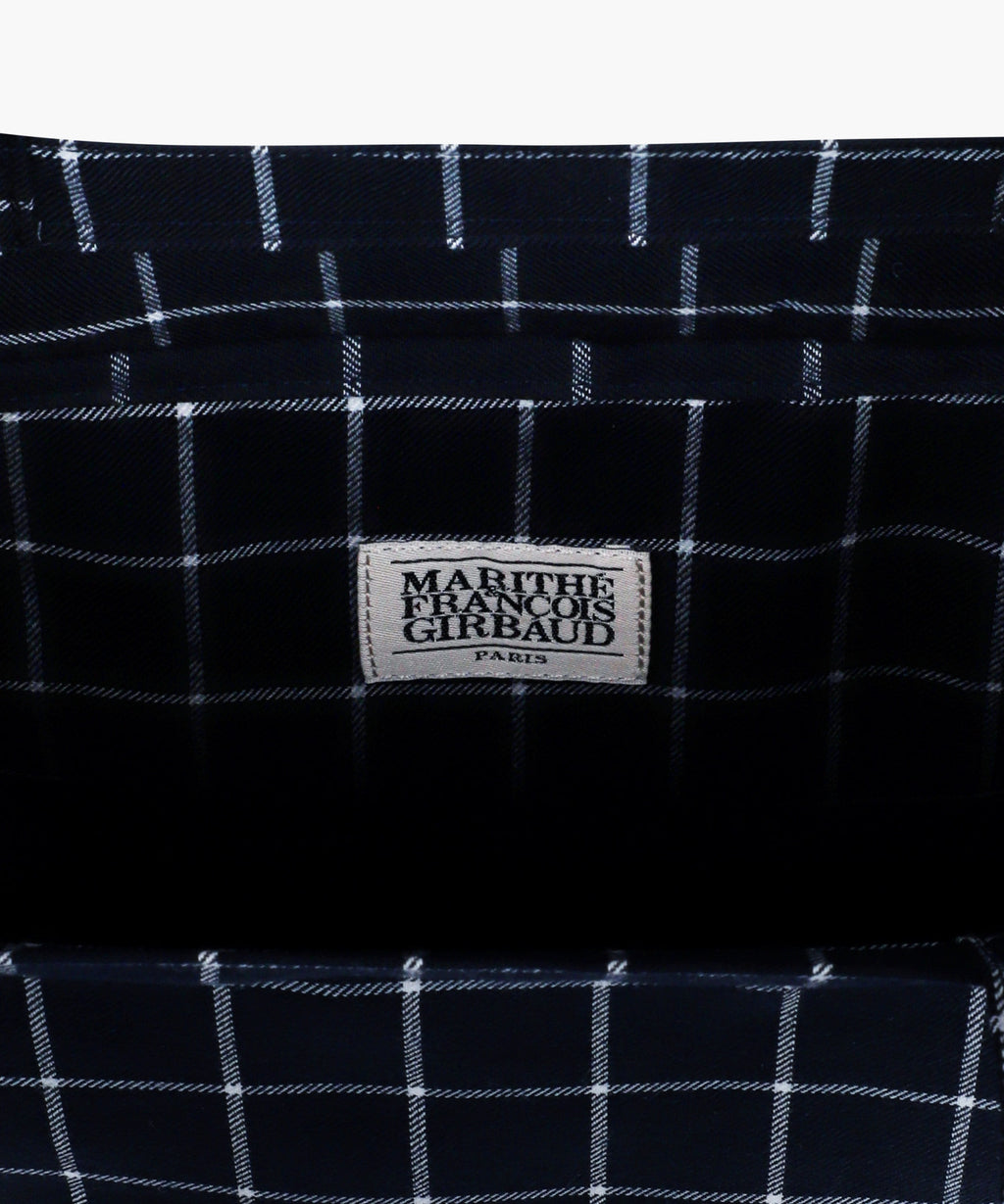 Marithe & Francois Girbaud - Classic Logo Check Eco Bag (Navy) product image 4 | TRAB K-Fashion Australia