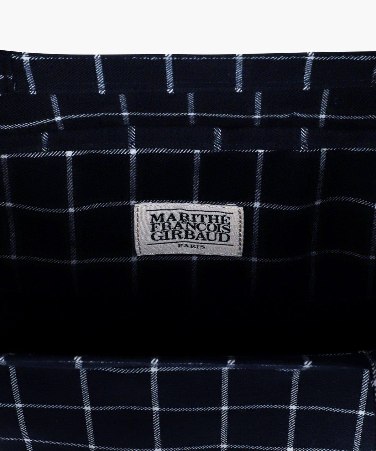 Marithe & Francois Girbaud - Classic Logo Check Eco Bag (Navy) product image 4 | TRAB K-Fashion Australia