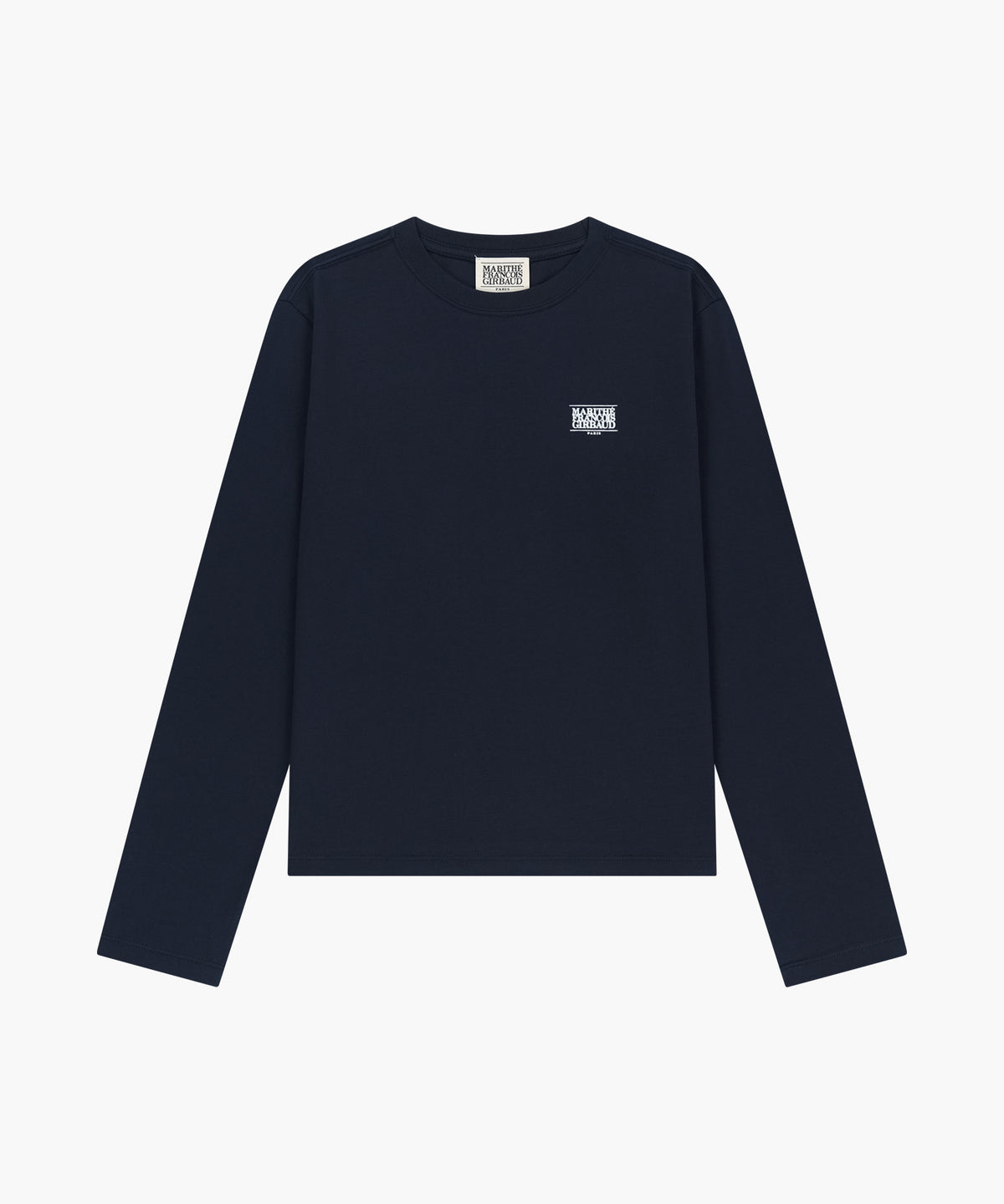 Marithe & Francois Girbaud - Small Classic Logo Long Sleeve Tee (Navy) product image 5 | TRAB K-Fashion Australia