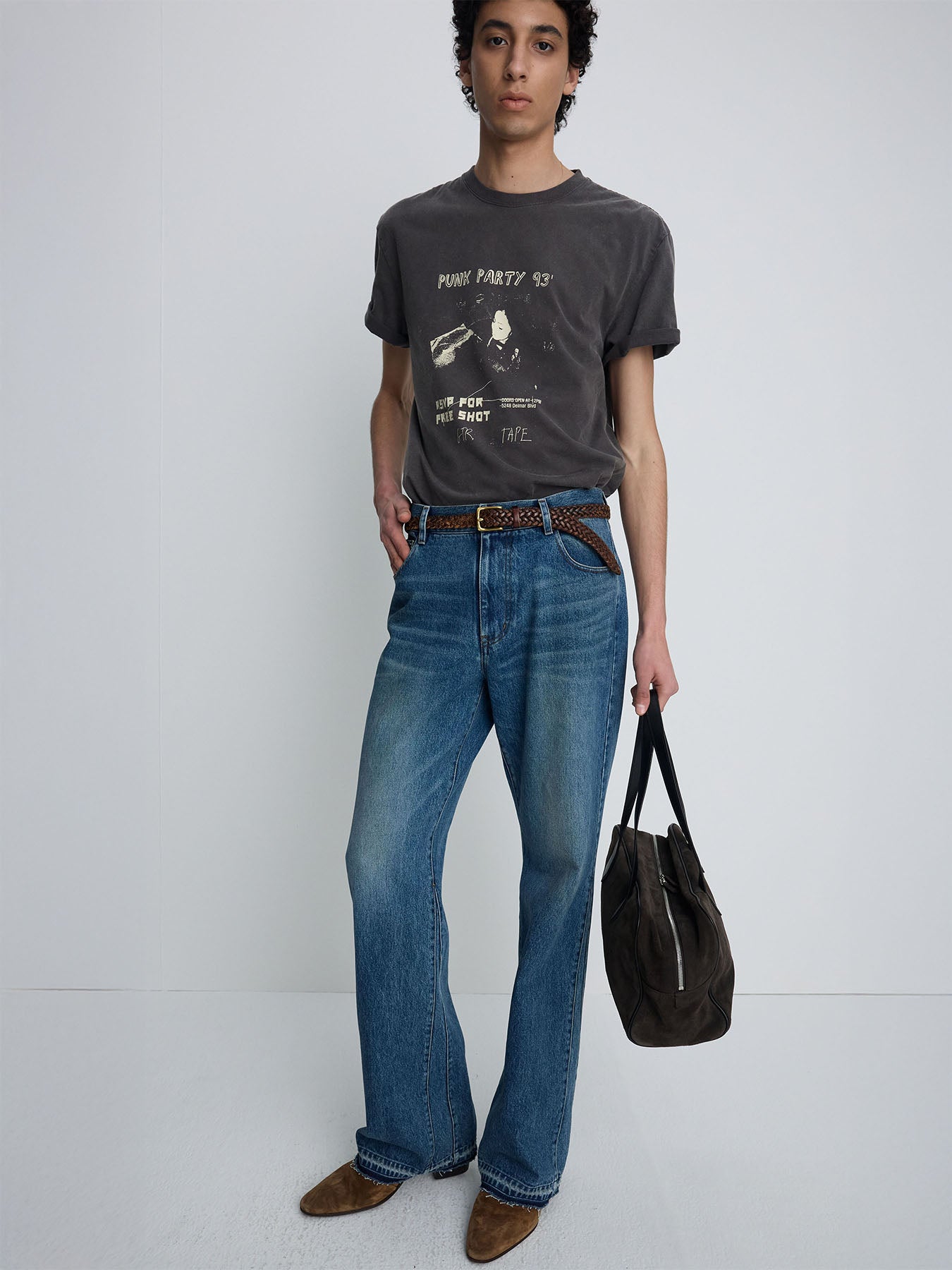 Tonywack - Flared-Leg Reconstructed Denim Jeans (Vintage Blue) product image 9 | TRAB K-Fashion Australia