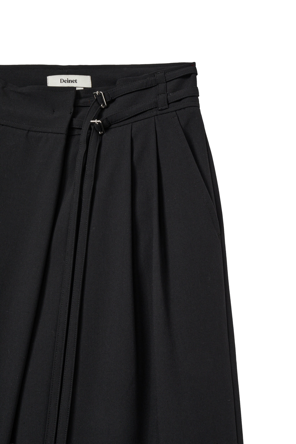 Deinet - Belted Wrap Trousers (Black) product image 4 | TRAB K-Fashion Australia