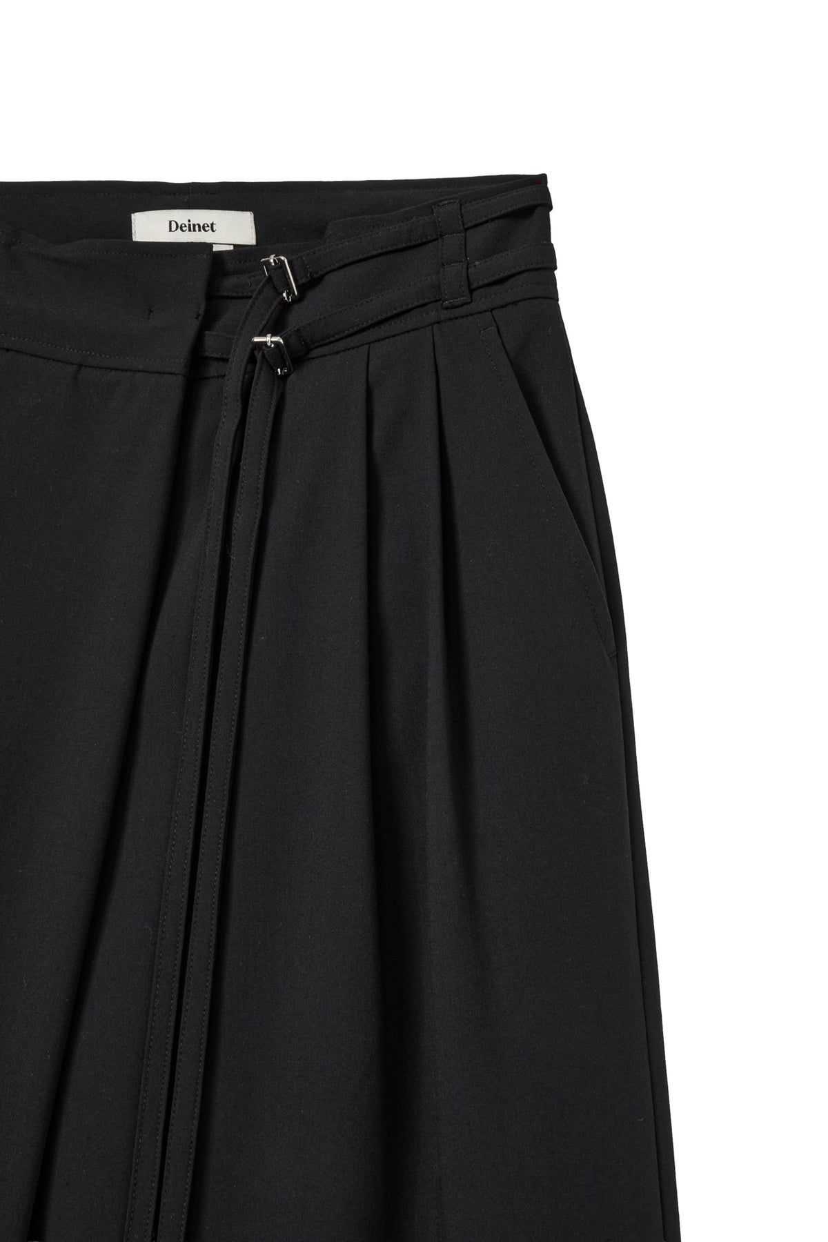 Deinet - Belted Wrap Trousers (Black) product image 4 | TRAB K-Fashion Australia