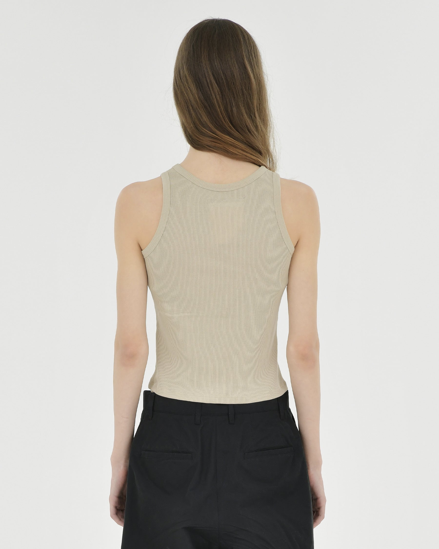 Brownyard - Sleeveless Top (Beige) product image 2 | TRAB K-Fashion Australia