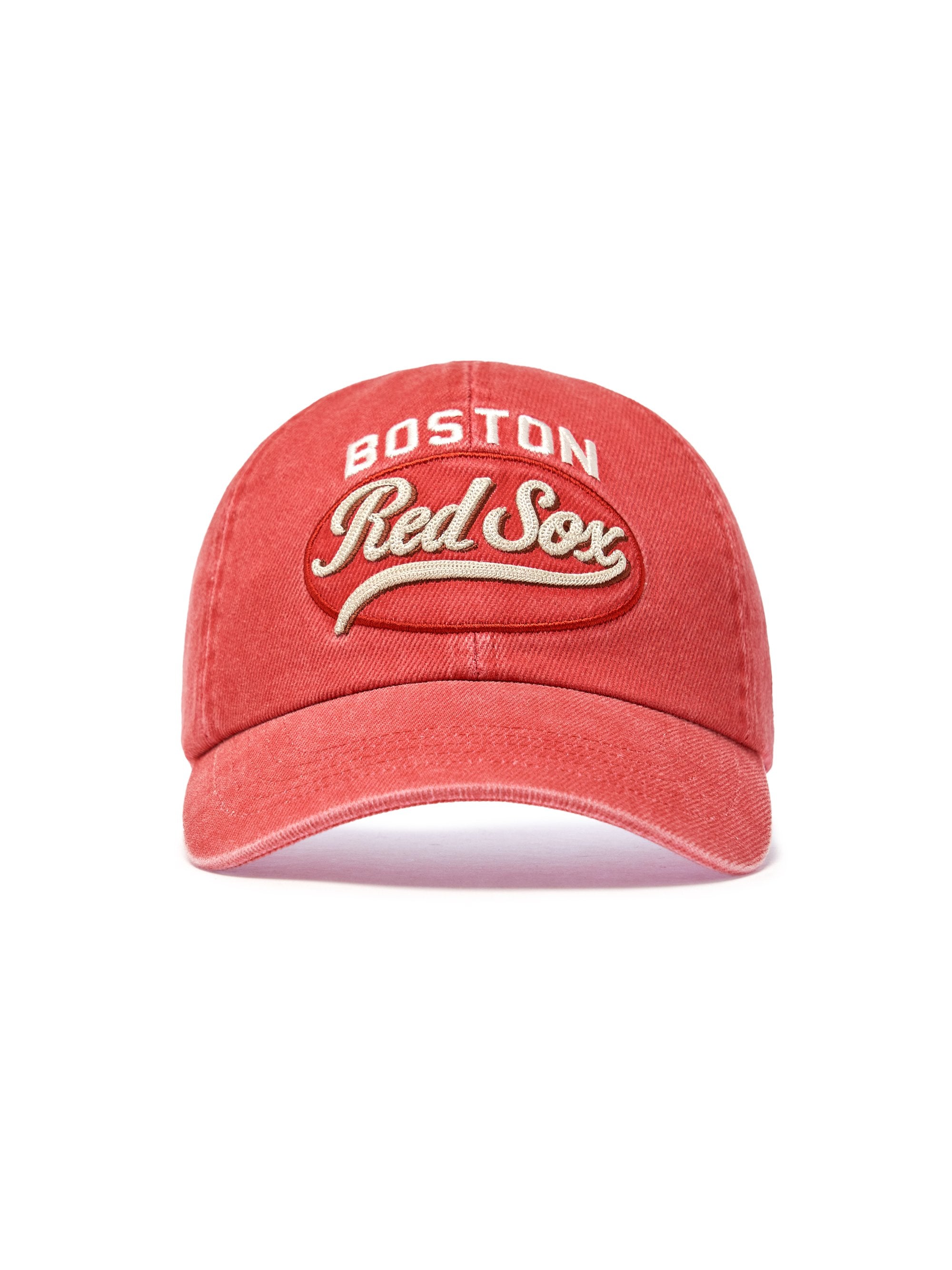 MLB Korea - MLB Varsity Vintage Cultive Stitching Unstructured Ball Cap Boston Red Sox (Red) product image 4 | TRAB K-Fashion Australia