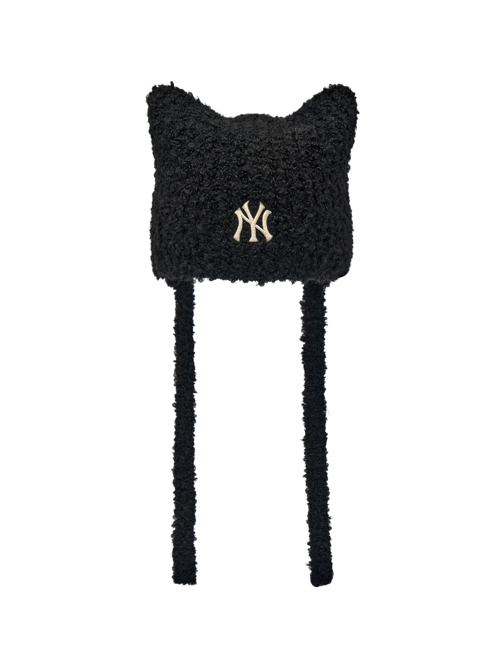 MLB Korea - MLB Meow Earflap Beanie New York Yankees (Black) product image 1 | TRAB K-Fashion Australia